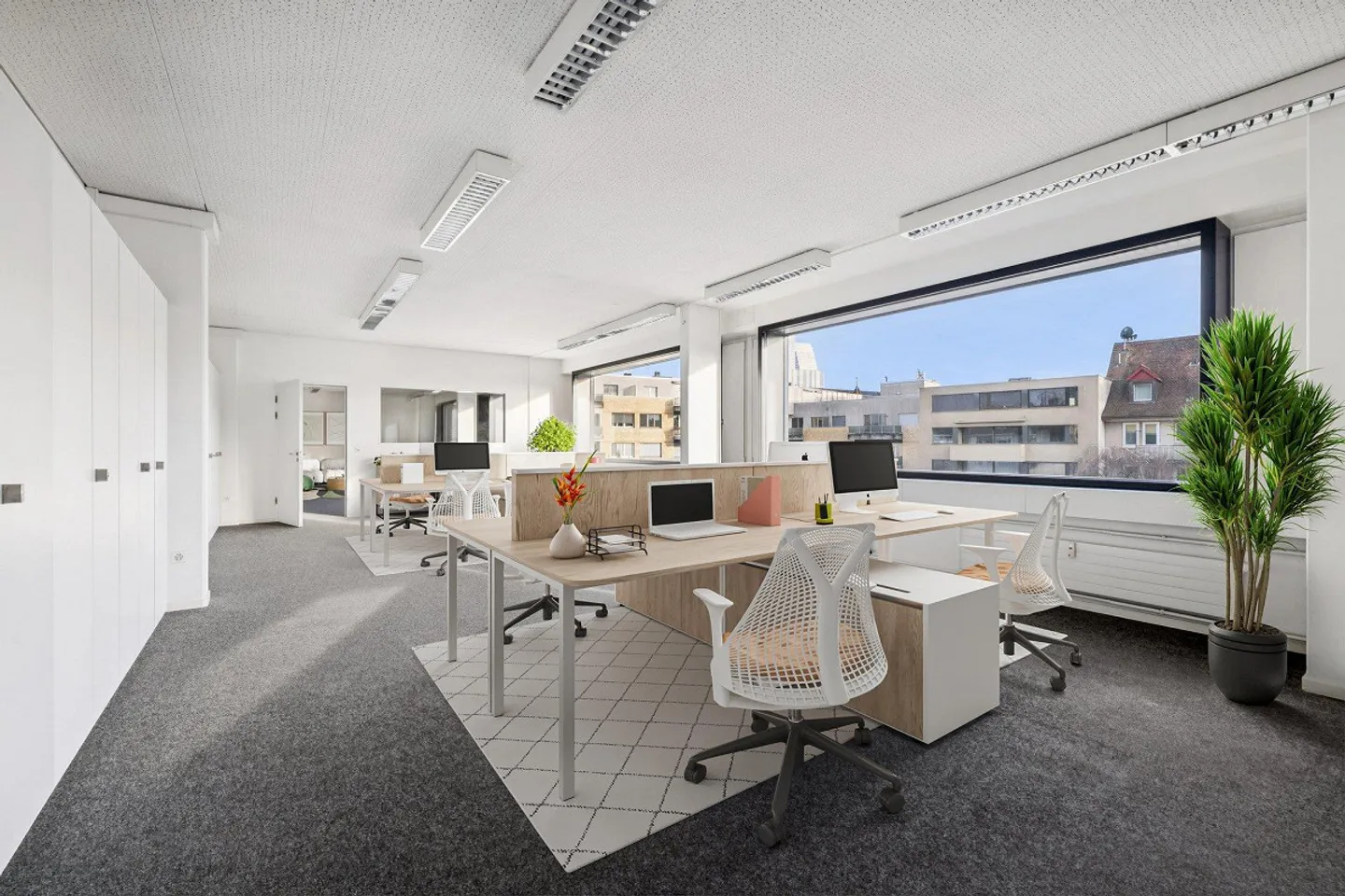 ESPACES DE BUREAU ATTRACTIFS DANS UN EMPLACEMENT DE CHOIX À KLEINBASEL - Photo 1 sur 8