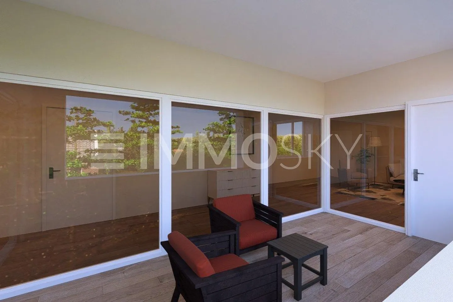 EXCLUSIVITY! Rare: 5.5 rooms of 179 m² in the heart of a renovated farmhouse - Photo 4 of 5