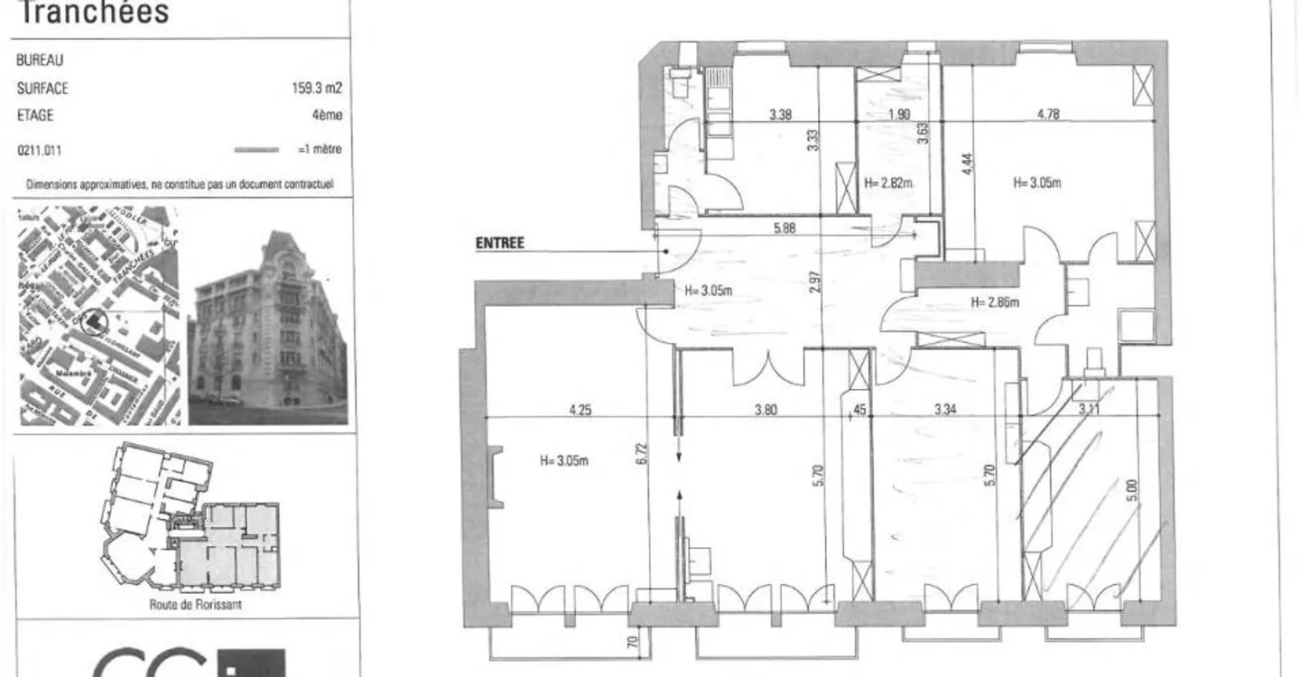 Bureau Élégant à Florissant - Photo 1 sur 3