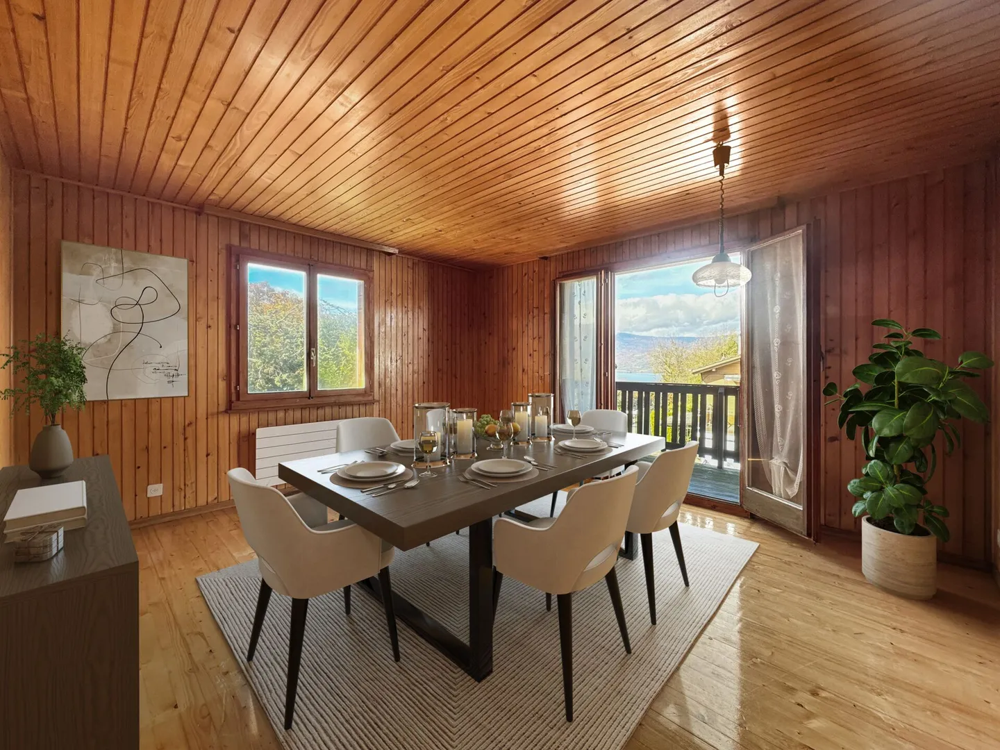 CHARMANTES EINZELCHALET MIT BICK ÜBER DEN SEE! - Foto 4 von 17