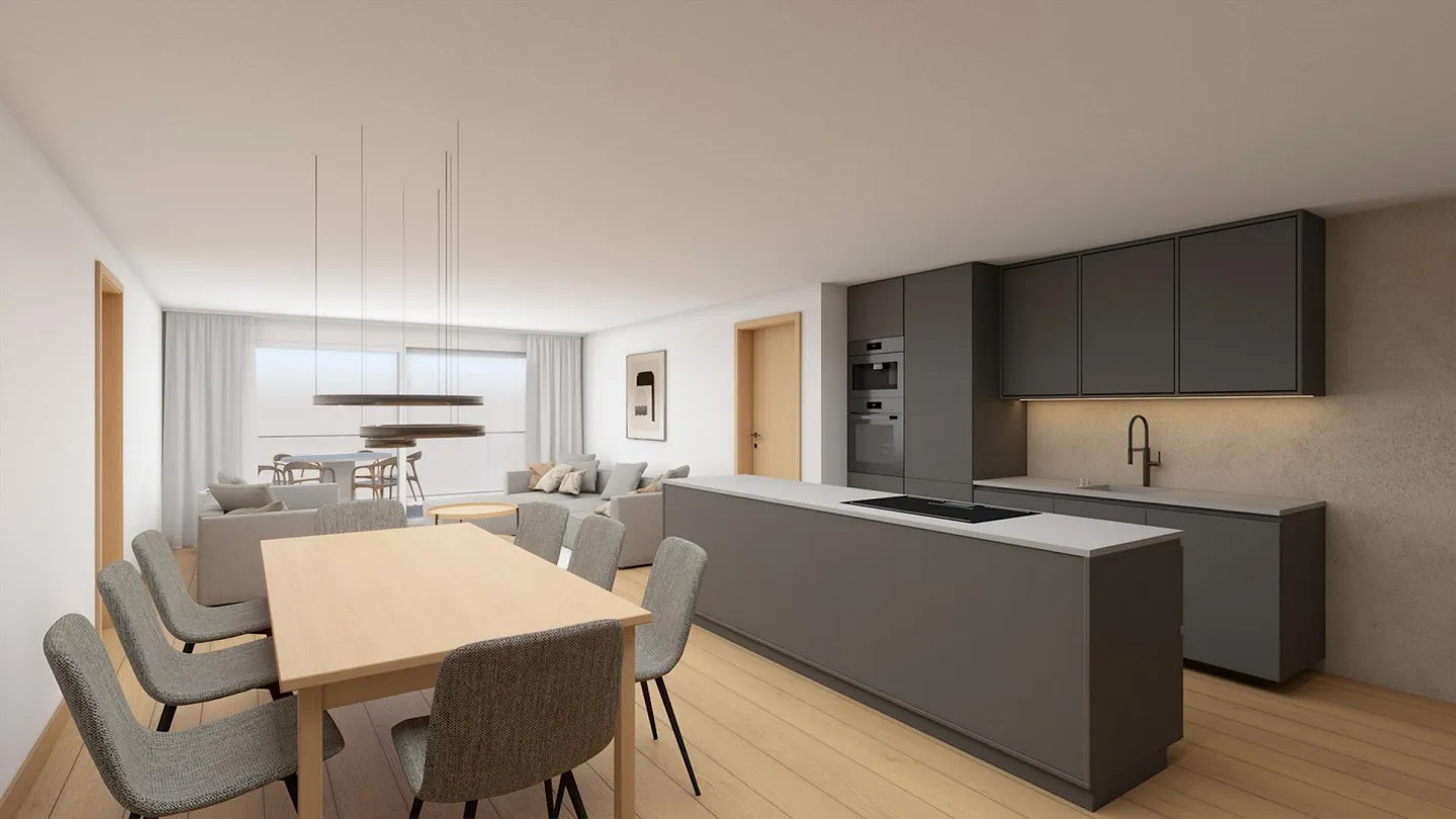 Neubau z'Dufour | 4.5 Zimmerwohnung |DG | Zweitwohnsitz - Foto 8 von 9