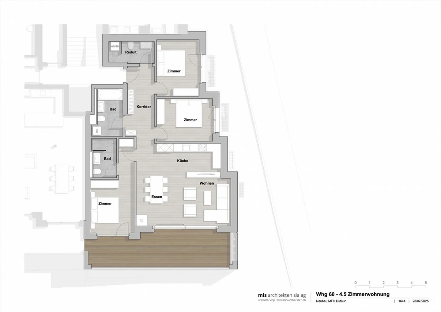 Neubau z'Dufour | 4.5 Zimmerwohnung |DG | Zweitwohnsitz - Foto 9 von 9