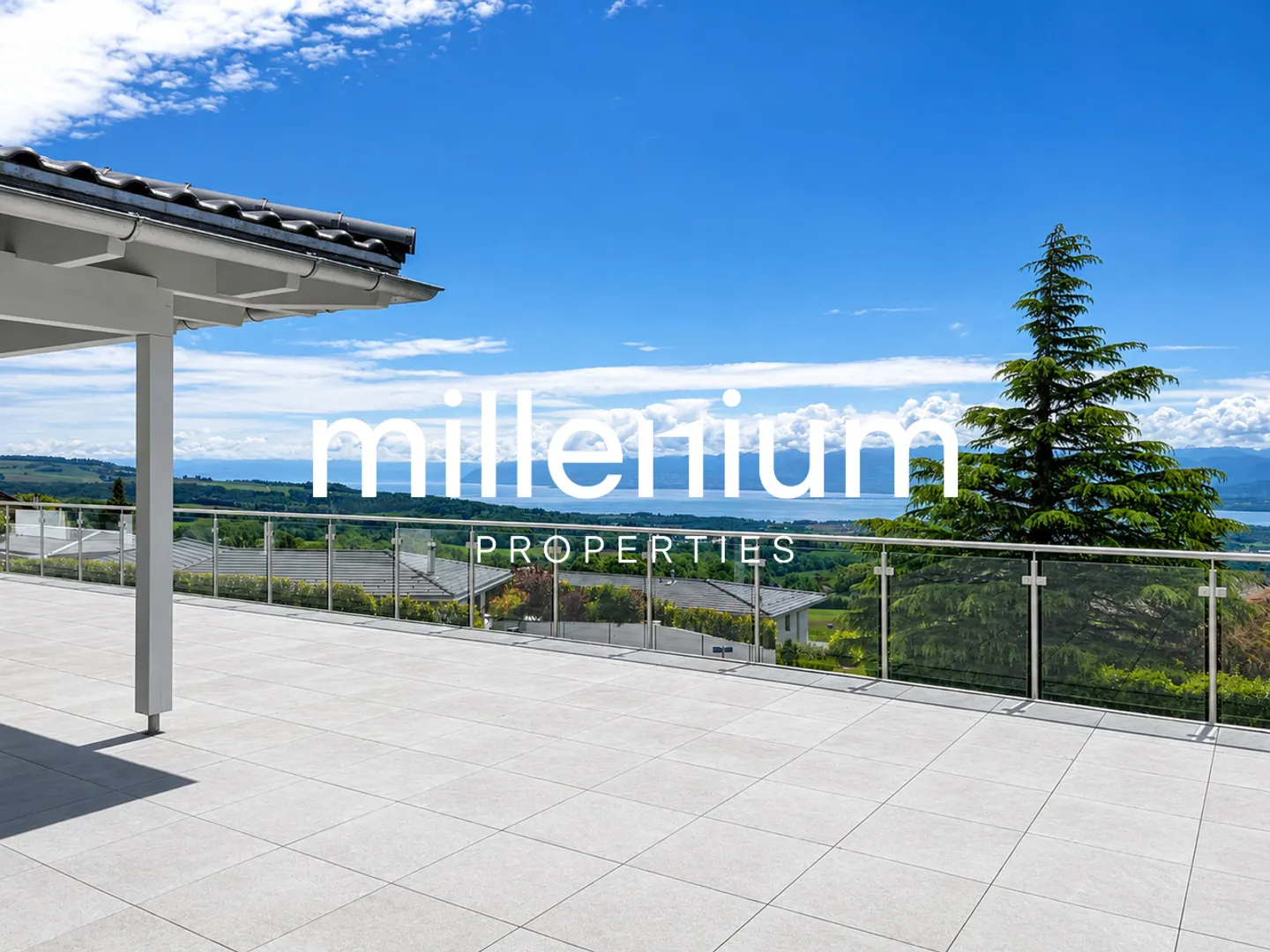 Villa de luxe avec vue imprenable sur le lac Léman et les Alpes - Photo 1 sur 16