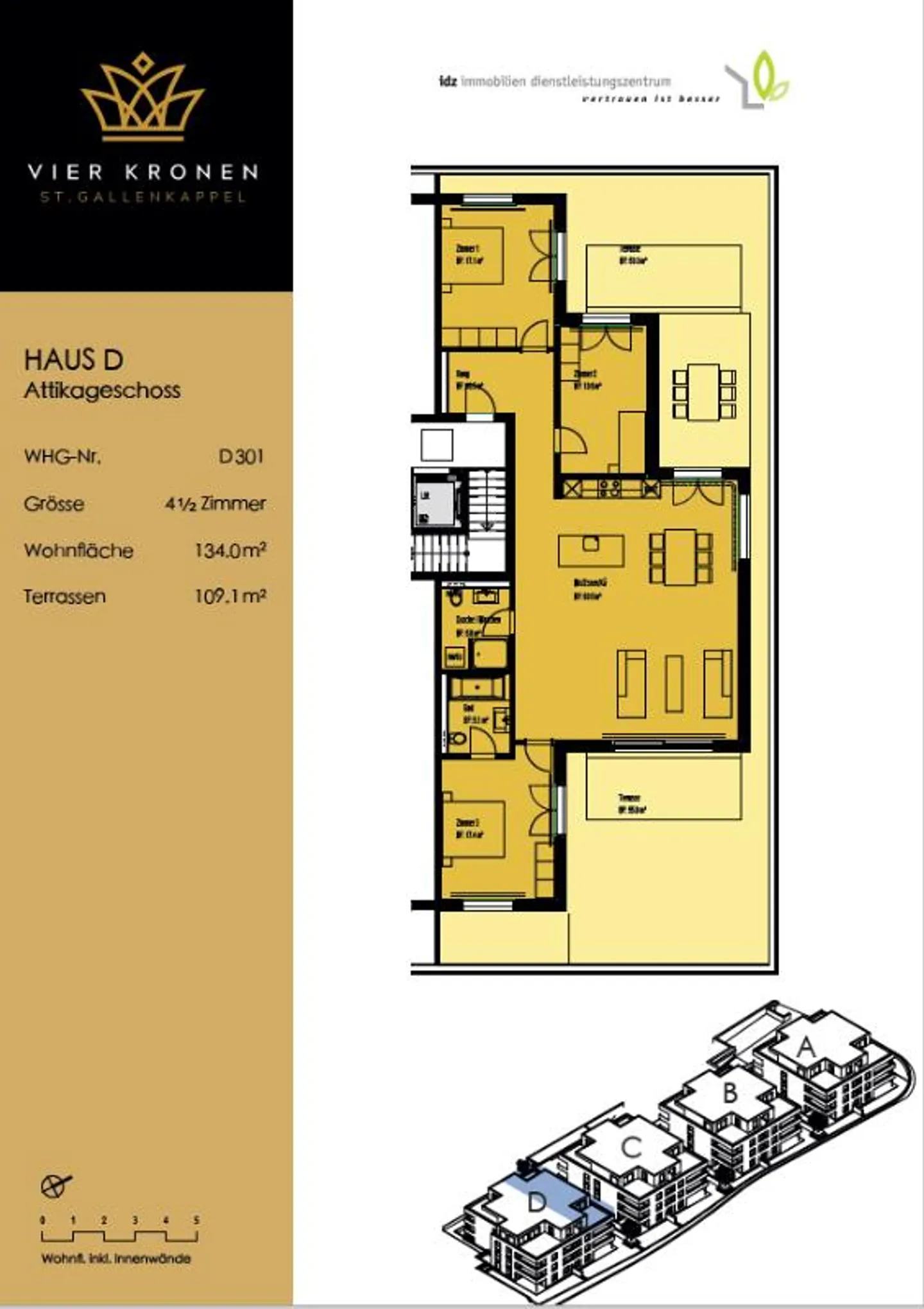 4.5 Room Penthouse Apartment - Photo 5 of 5