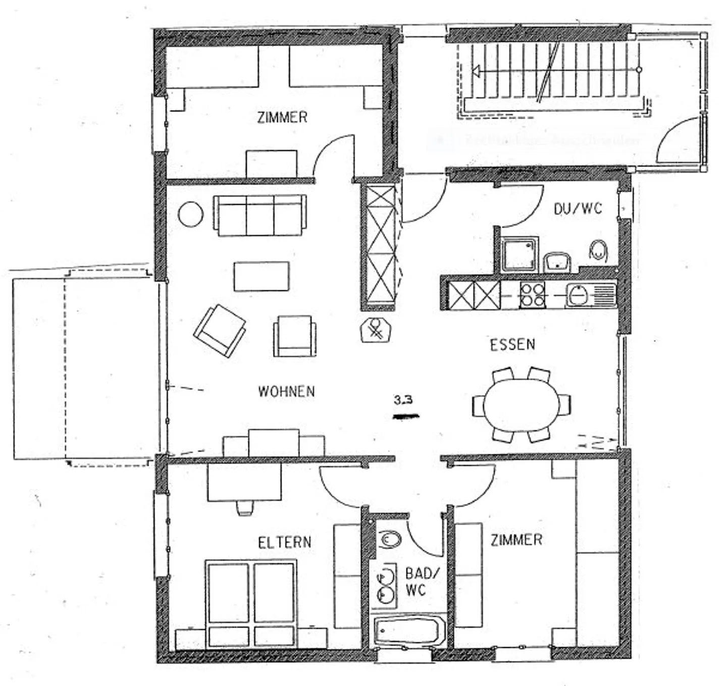 Helle moderne 4.5 Zimmer-Wohnung im Grünen - nahe Wittenbach - Foto 13 von 13