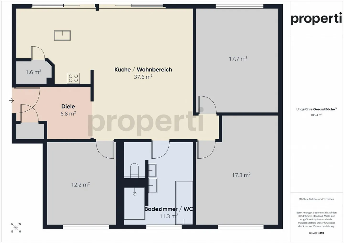 Vie moderne à Buechibärg – Appartement de jardin 4.5 pièces à Schnotwil - Photo 14 sur 15