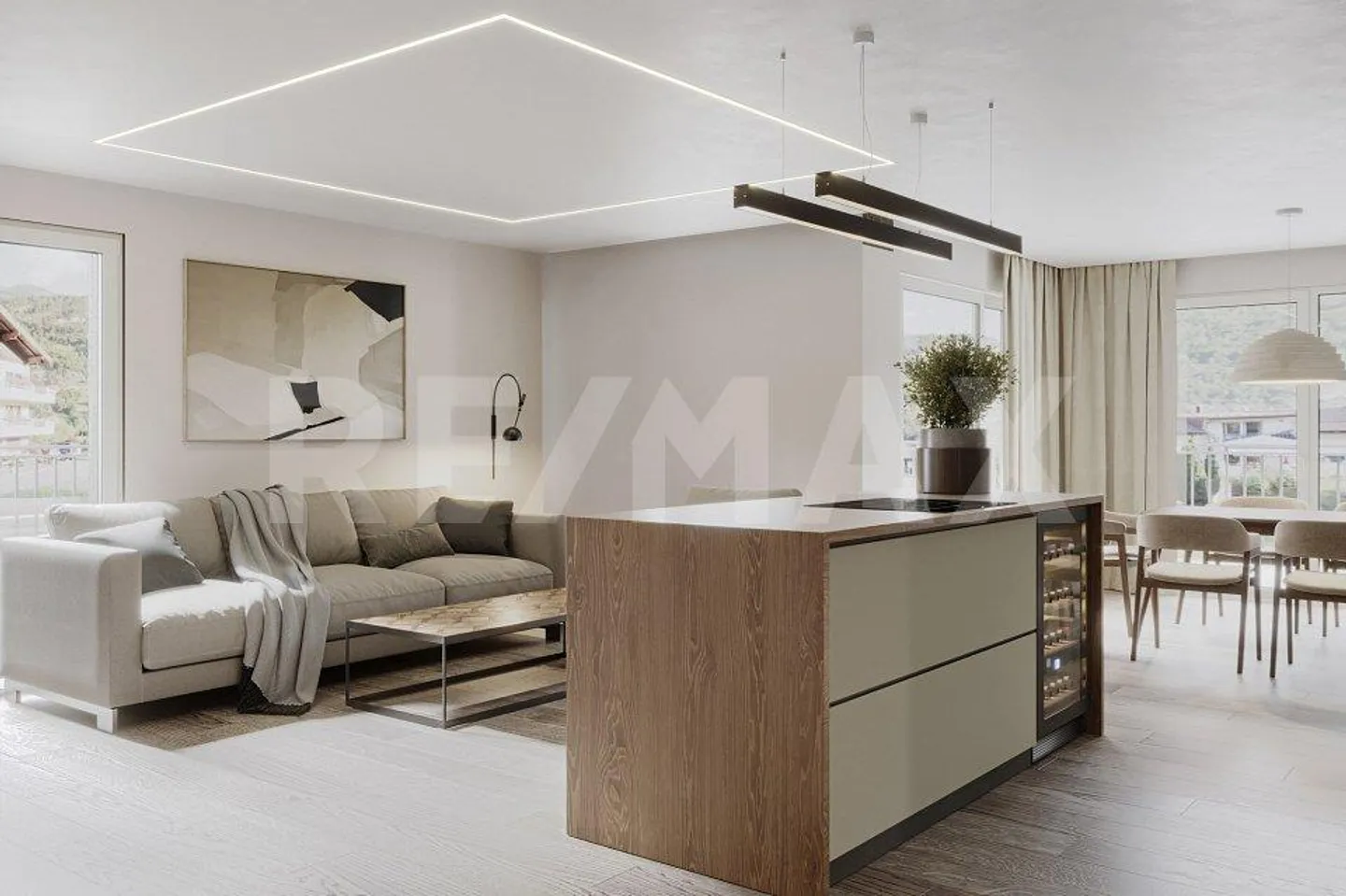 5 1/2 -Room Penthouse Apartment: MFH "Domus", Gamsen - Photo 3 of 6