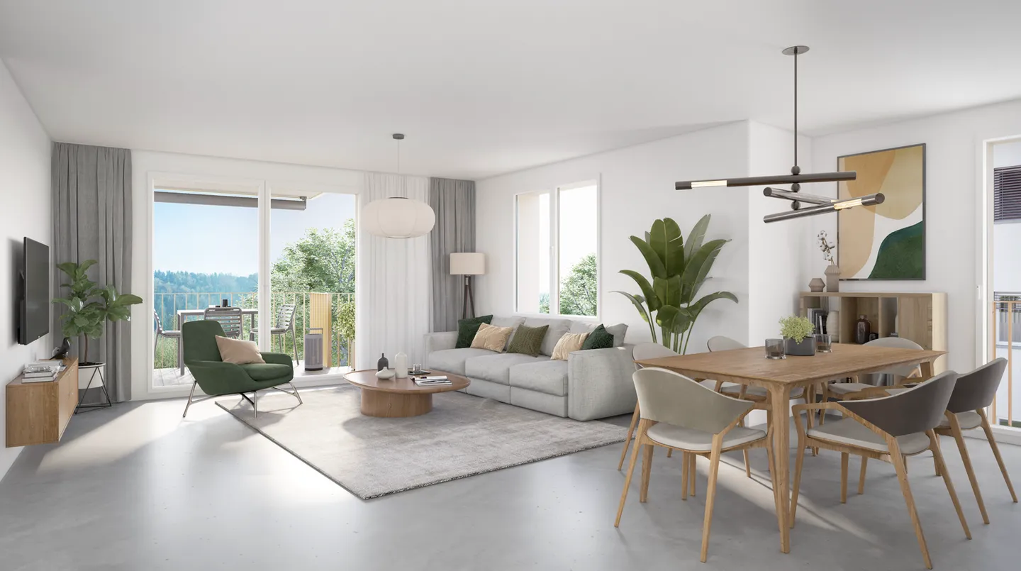 Balcone del Sottobosco: Appartamento di 3,5 stanze con balcone esposto a est - Foto 1 di 9
