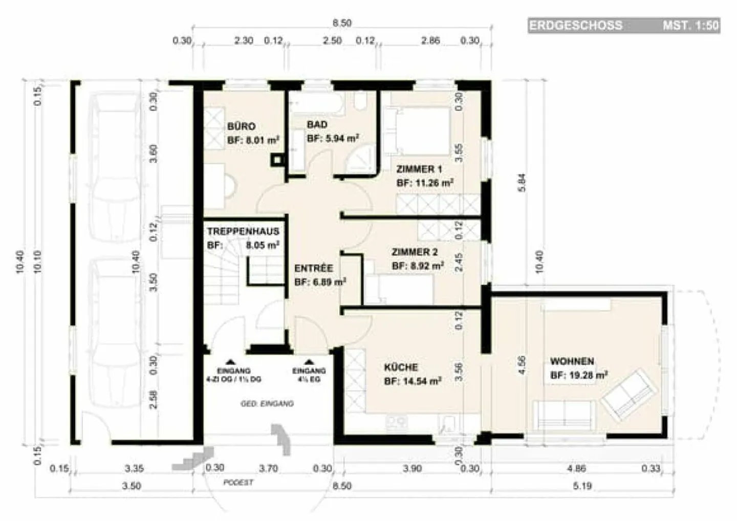 Modern 4.5-room new apartment with garden in Strengelbach - Photo 11 of 11