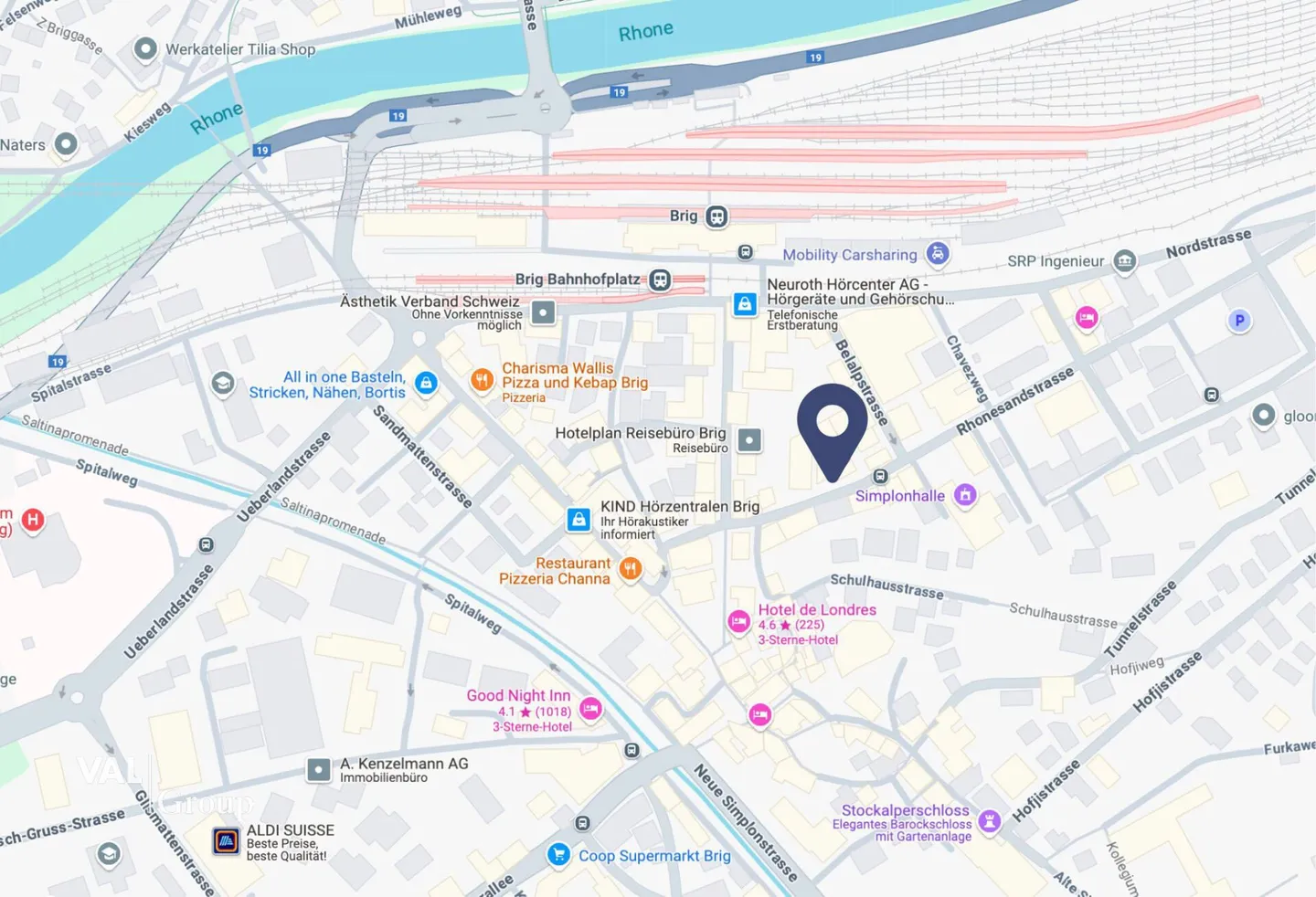 Spazio pubblicitario in posizione centrale a Brig in affitto - Foto 5 di 5