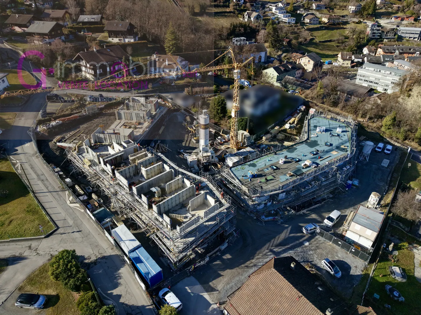 Einzigartiges Projekt in den Höhenlagen von Monthey, in einem Villenviertel - Foto 5 von 8