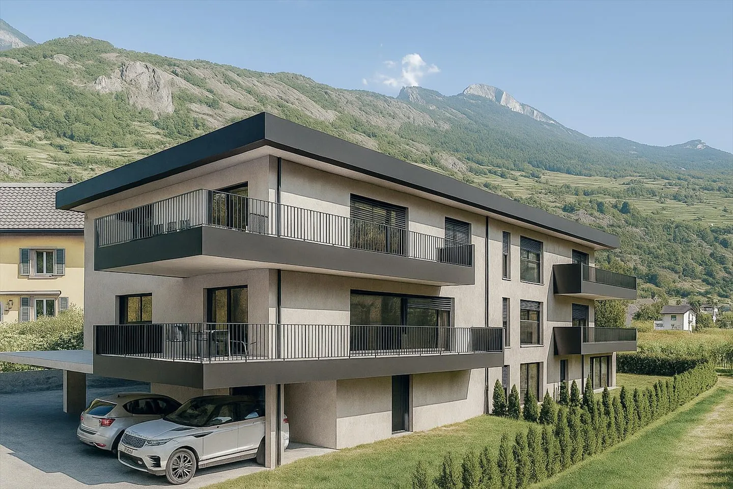 Le Amignes - Attico di 3,5 stanze, vista straordinaria - Foto 1 di 5