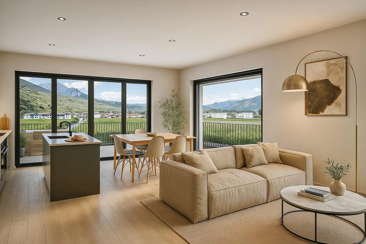 Le Amignes - Attico di 3,5 stanze, vista straordinaria - Foto 2 di 5