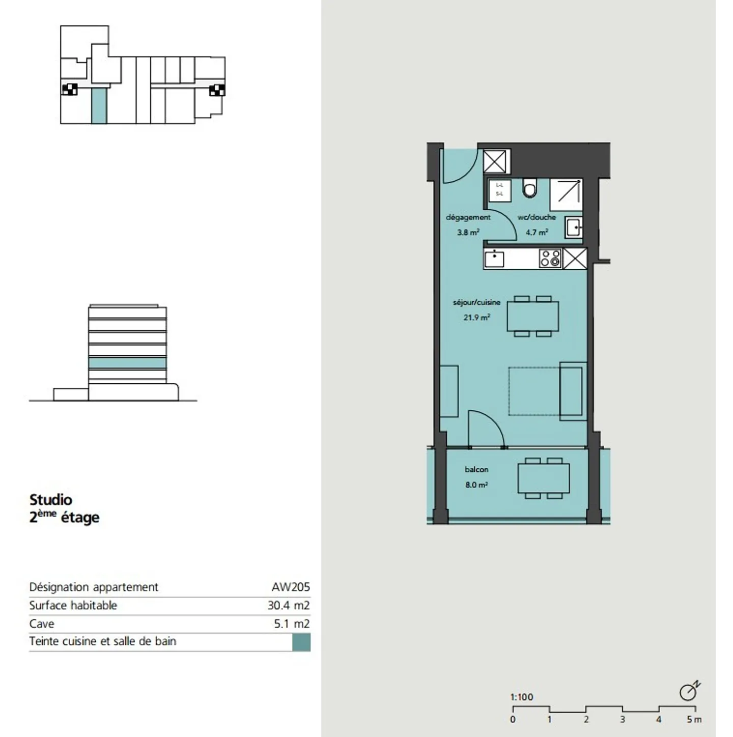 Studio in the Heart of the City and Close to the Train Station - Photo 6 of 6