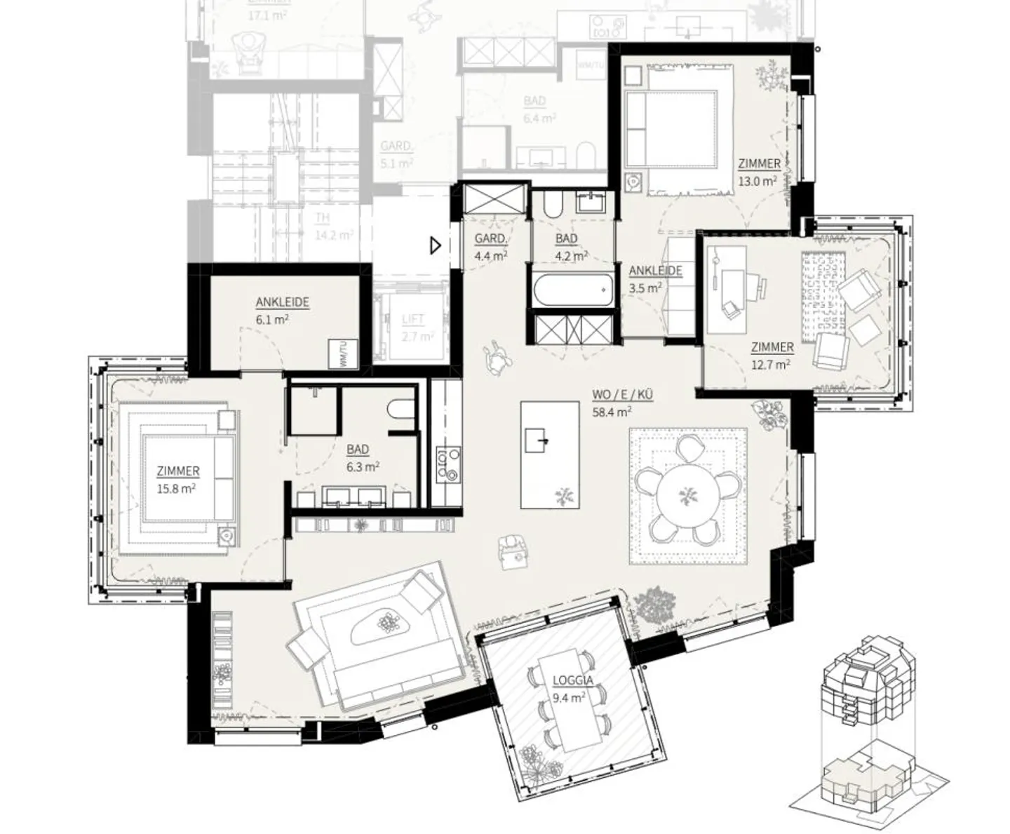 Sphera 3 - Appartamento 4.5 stanze - Foto 7 di 11