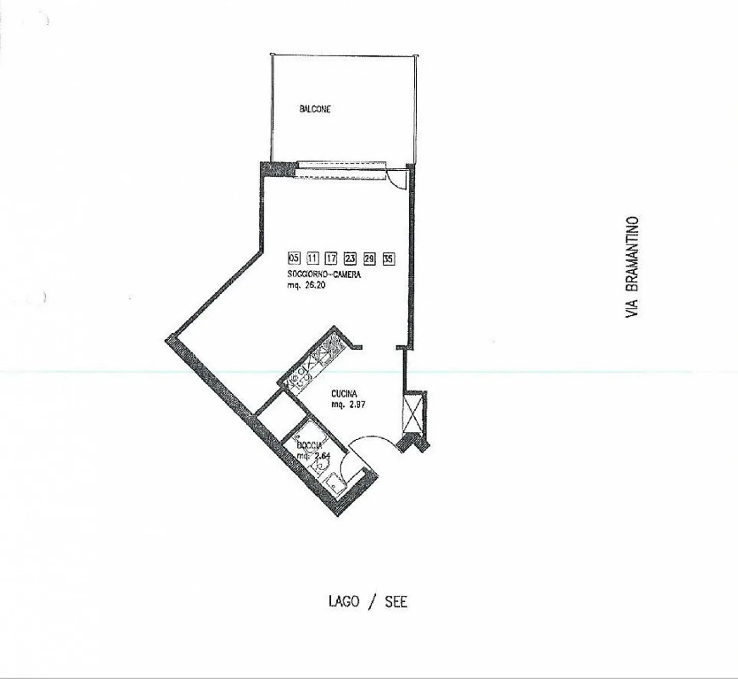 Direkt am See - 1,5-Zimmer-Wohnung mit Balkonen und Aufzug - Foto 8 von 9