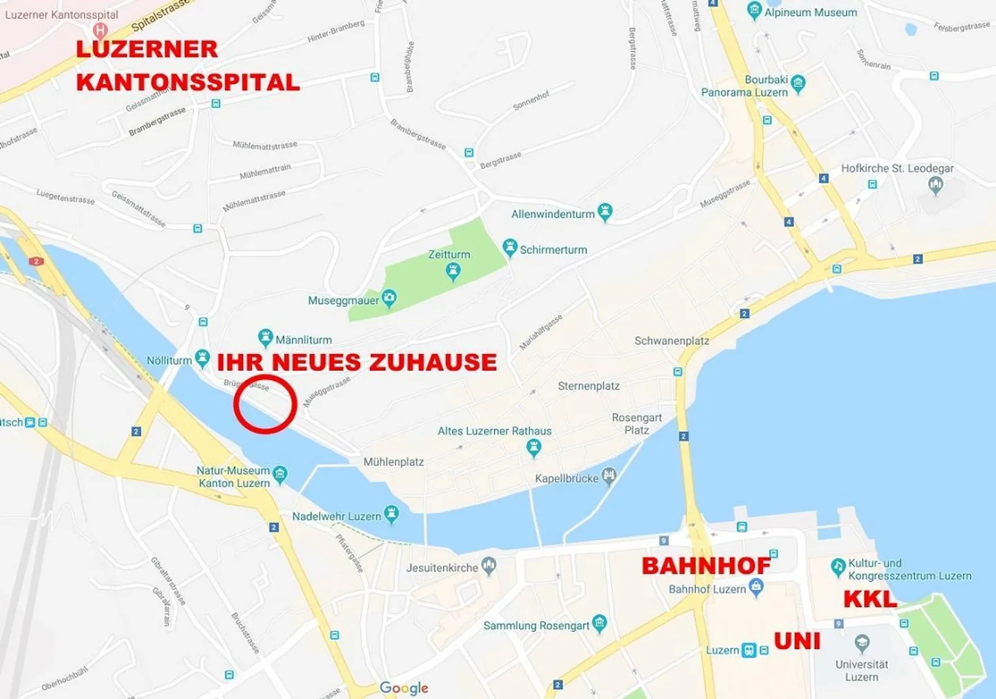 Charmante Wohnung in Luzern - Foto 8 von 9