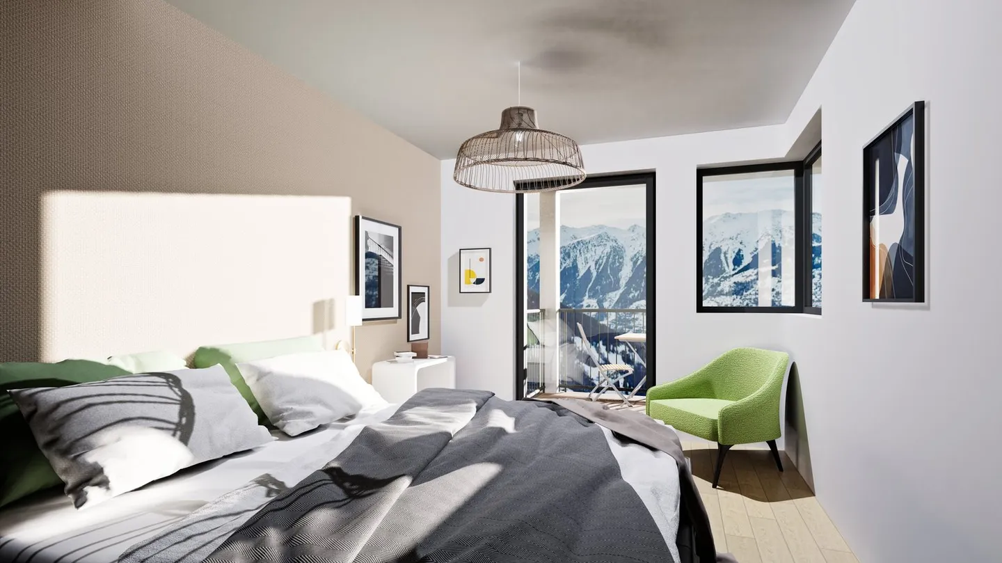 R2: High-quality 4.5-room apartment with stunning views, St-Martin, Val d'Hérens - Photo 8 of 17