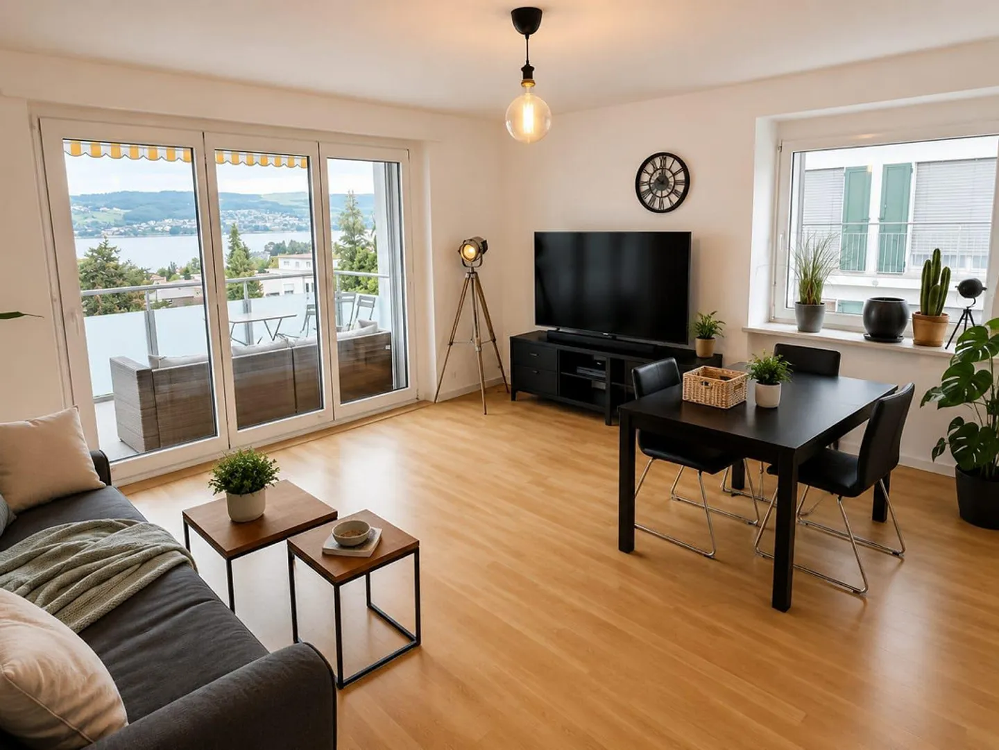 Appartement lumineux et spacieux avec une vue imprenable sur le lac - Photo 4 sur 8