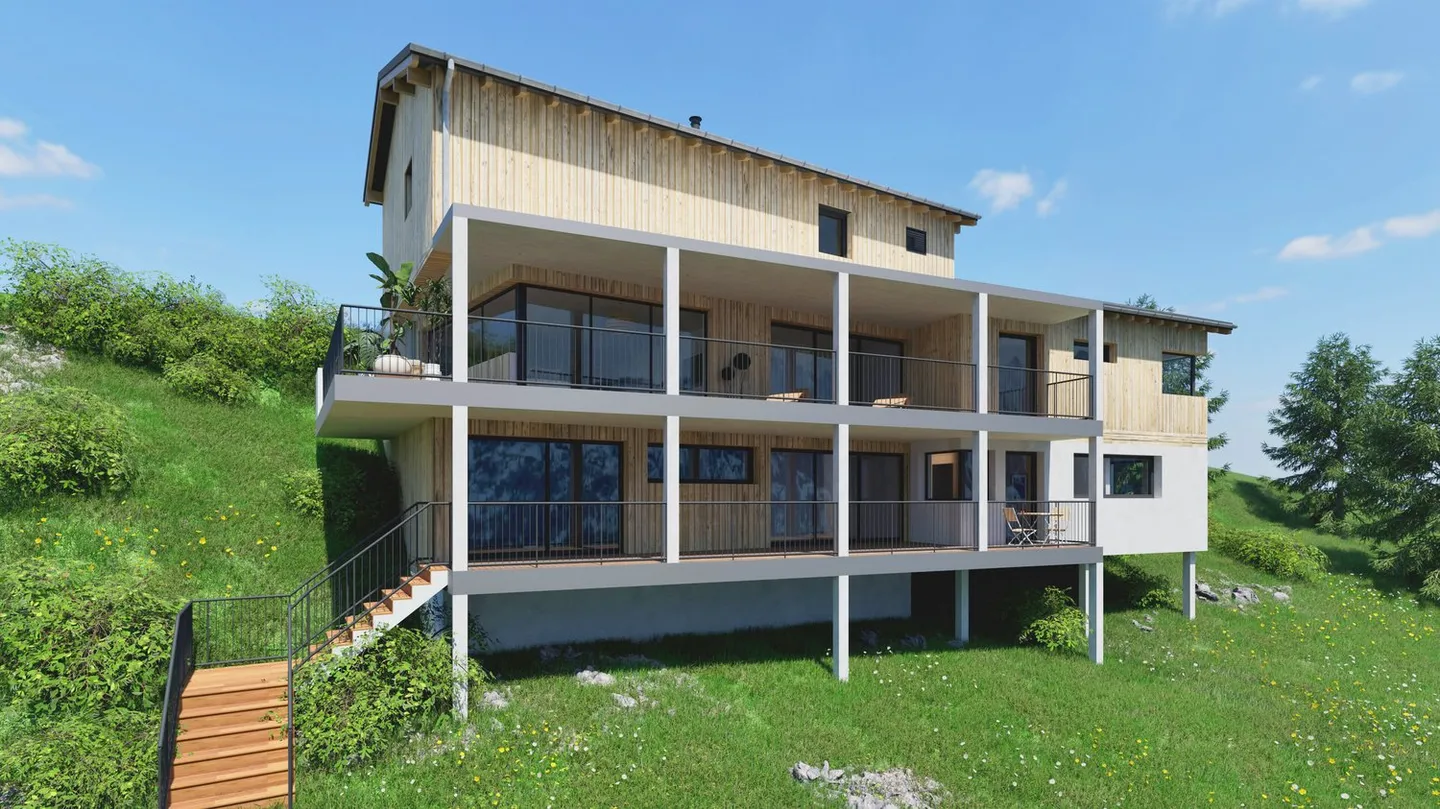 Appartamento di alta qualità con vista panoramica mozzafiato, St-Martin, Val d'Hérens - Foto 1 di 17