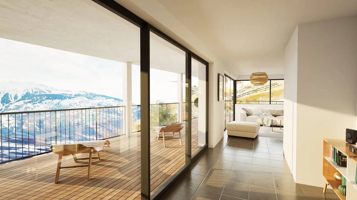 Appartamento di alta qualità con vista panoramica mozzafiato, St-Martin, Val d'Hérens - Foto 11 di 17