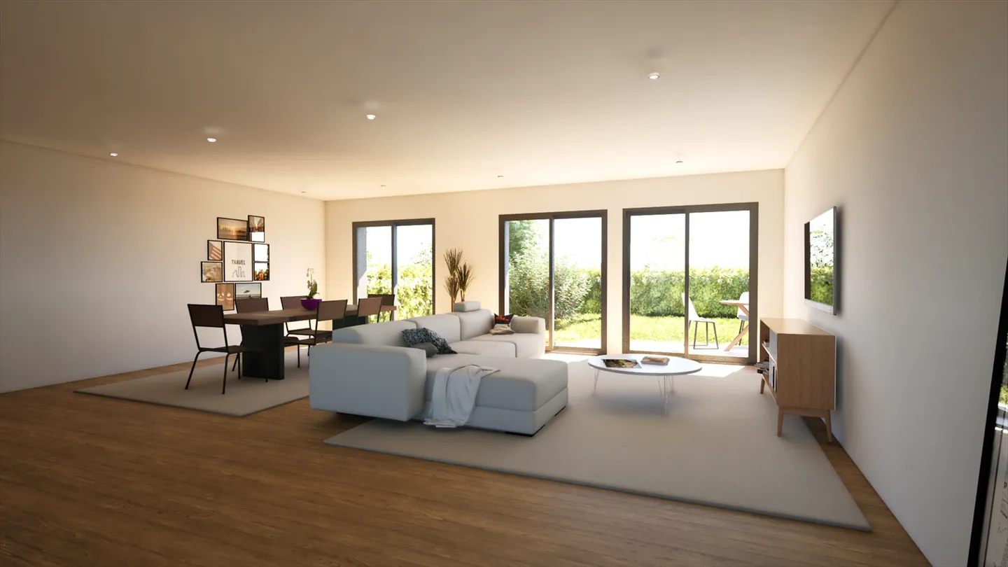 Nouveau projet avec des maisons familiales. Espace, lumière et nature à seulement deux pas ! - Photo 4 sur 6