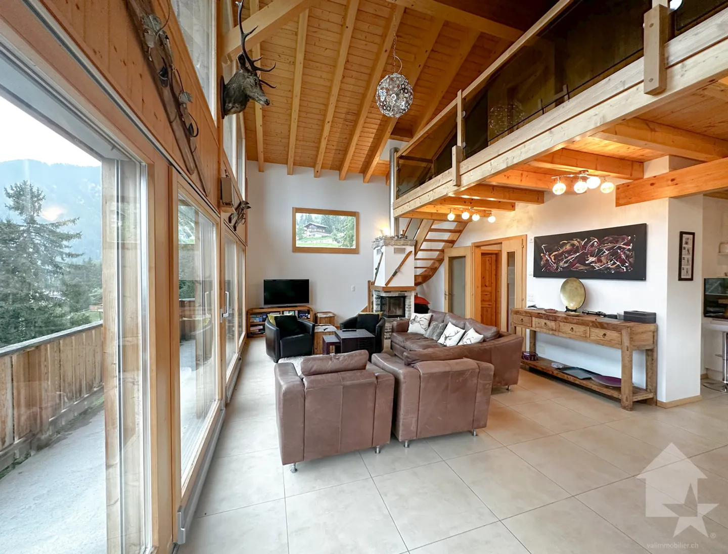 «Magnifique chalet de standing au cœur de la Tzoumaz» - Photo 2 sur 16