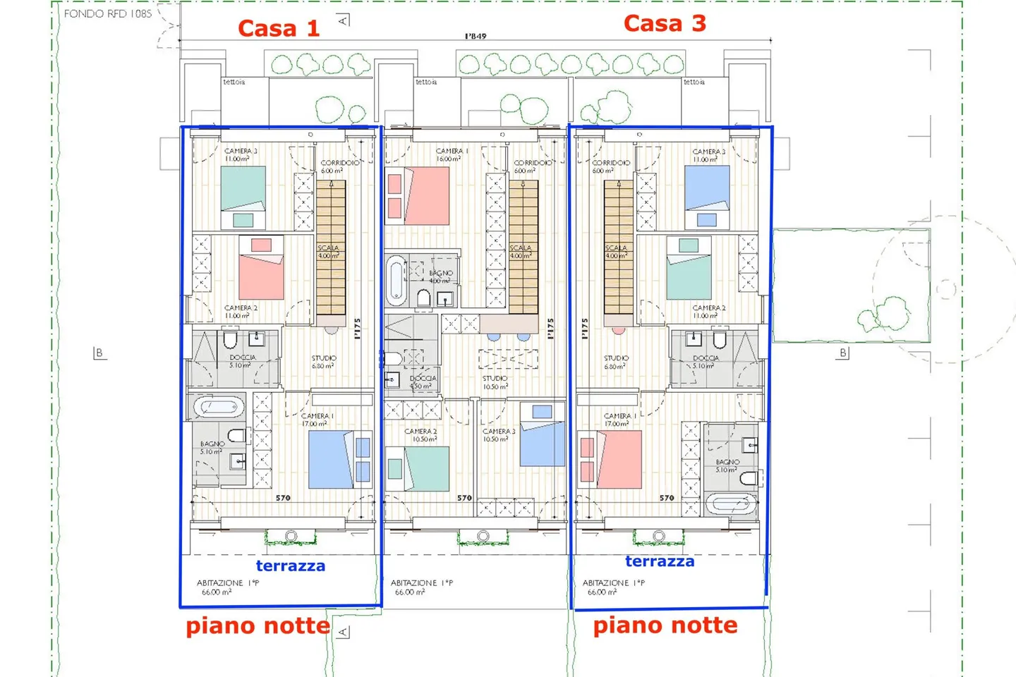 Casa unifamiliare/ a schiera con giardino e 2 posti auto - Foto 13 di 19