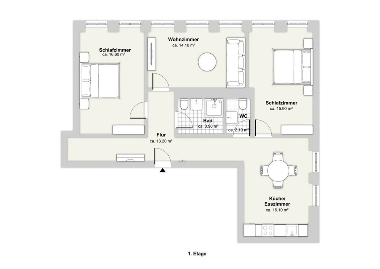 Appartamento 3 locali - Foto 8 di 8
