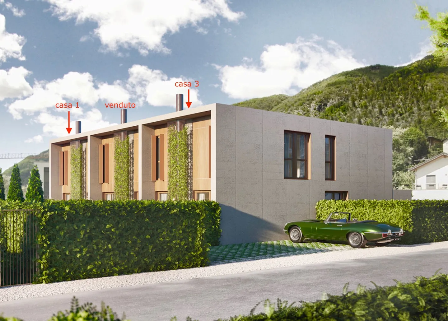 Casa unifamiliare/ a schiera con giardino e 2 posti auto - Foto 10 di 19