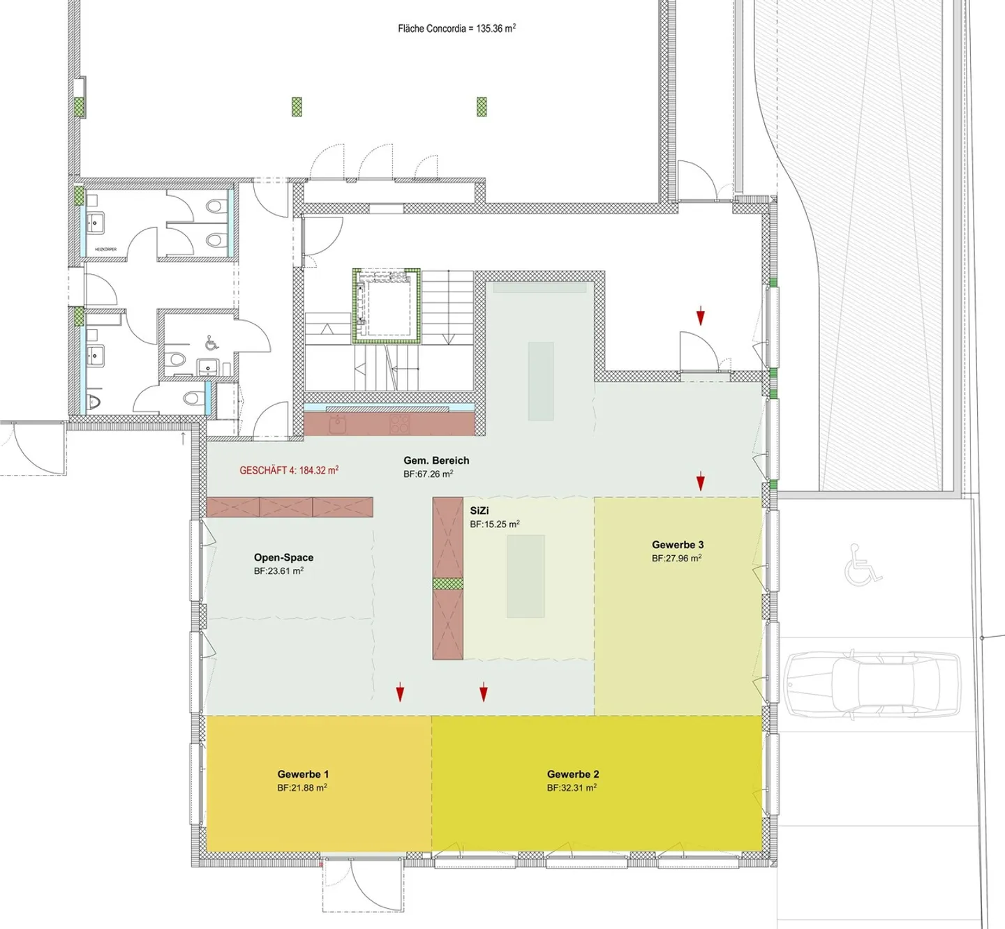 «Attraktive Büroflächen direkt am Bahnhof Willisau» - Foto 3 von 3