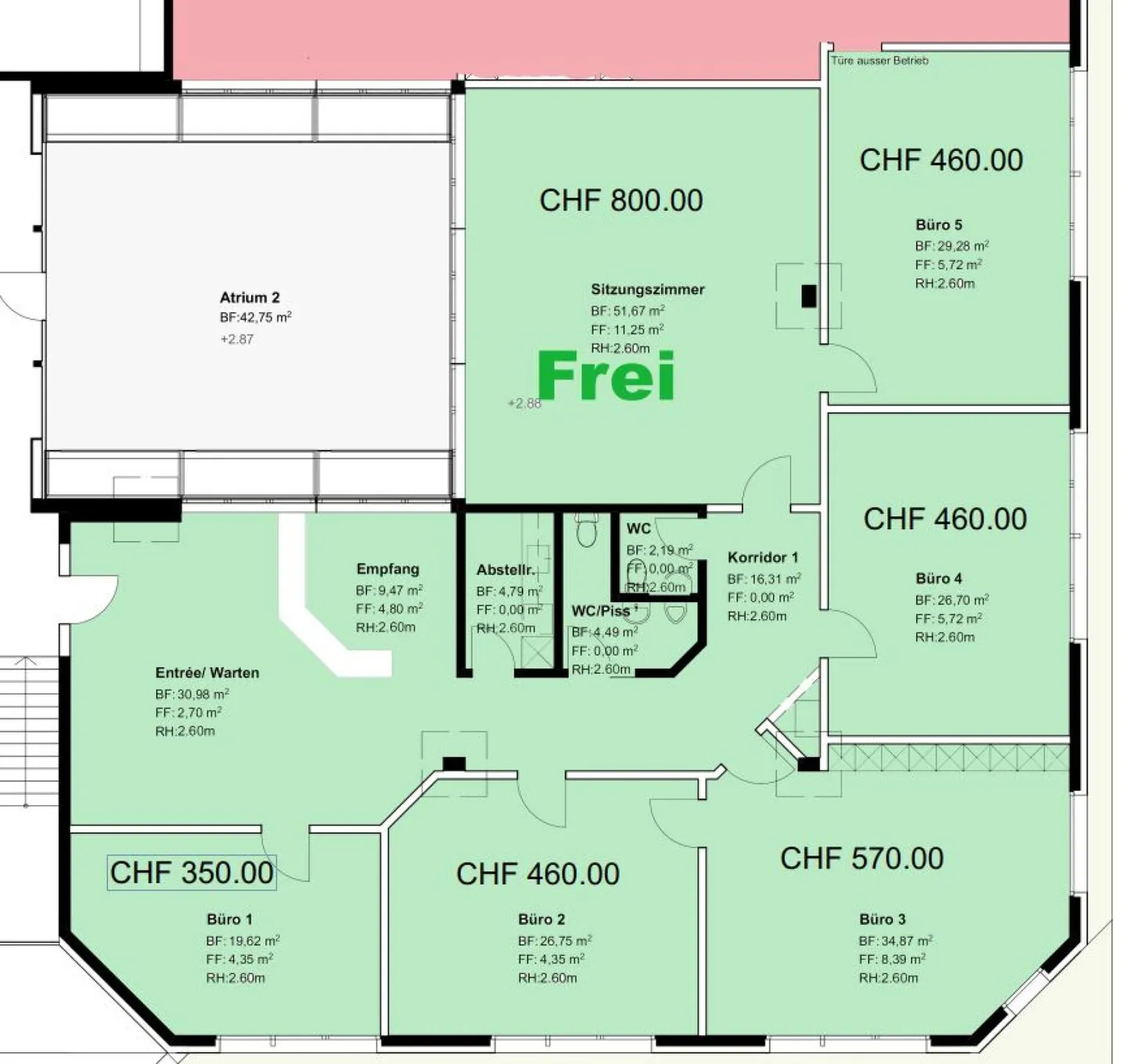 Office for rent 20 - 52 m2 - depending on needs - Photo 10 of 10