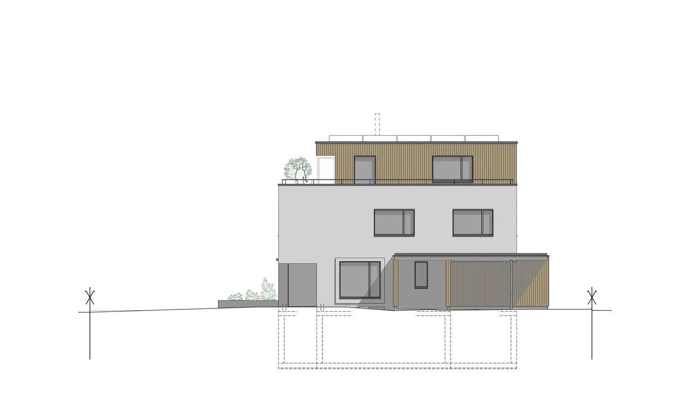 Ampia casa bifamiliare (nuova costruzione) in vendita con vista sul verde - Foto 5 di 13