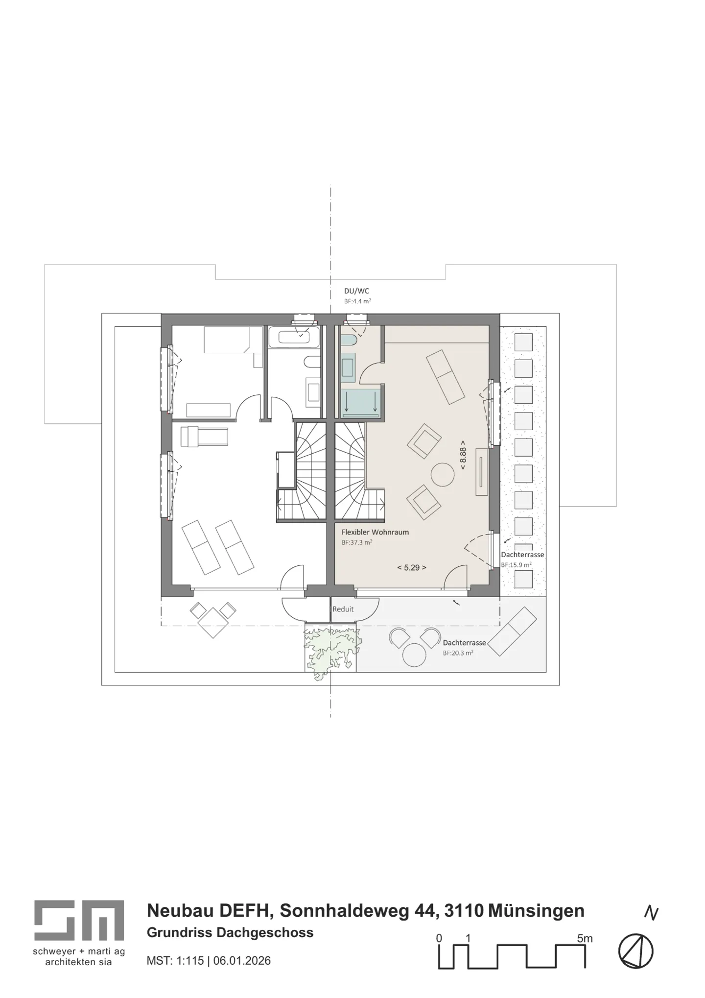 Ampia casa bifamiliare (nuova costruzione) in vendita con vista sul verde - Foto 11 di 13