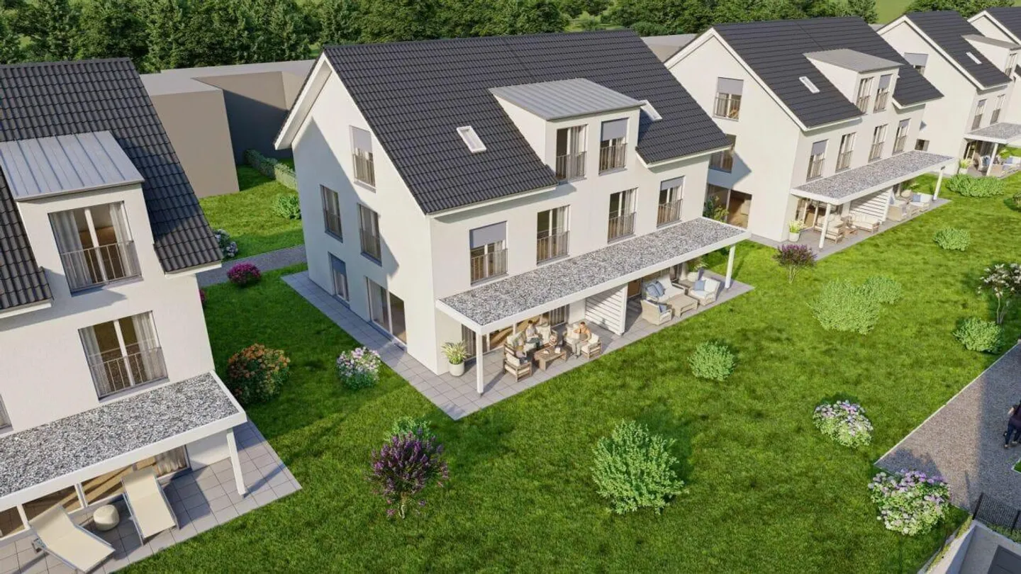 Newly built 6.5-room semi-detached house with garden in Saland - Photo 3 of 9