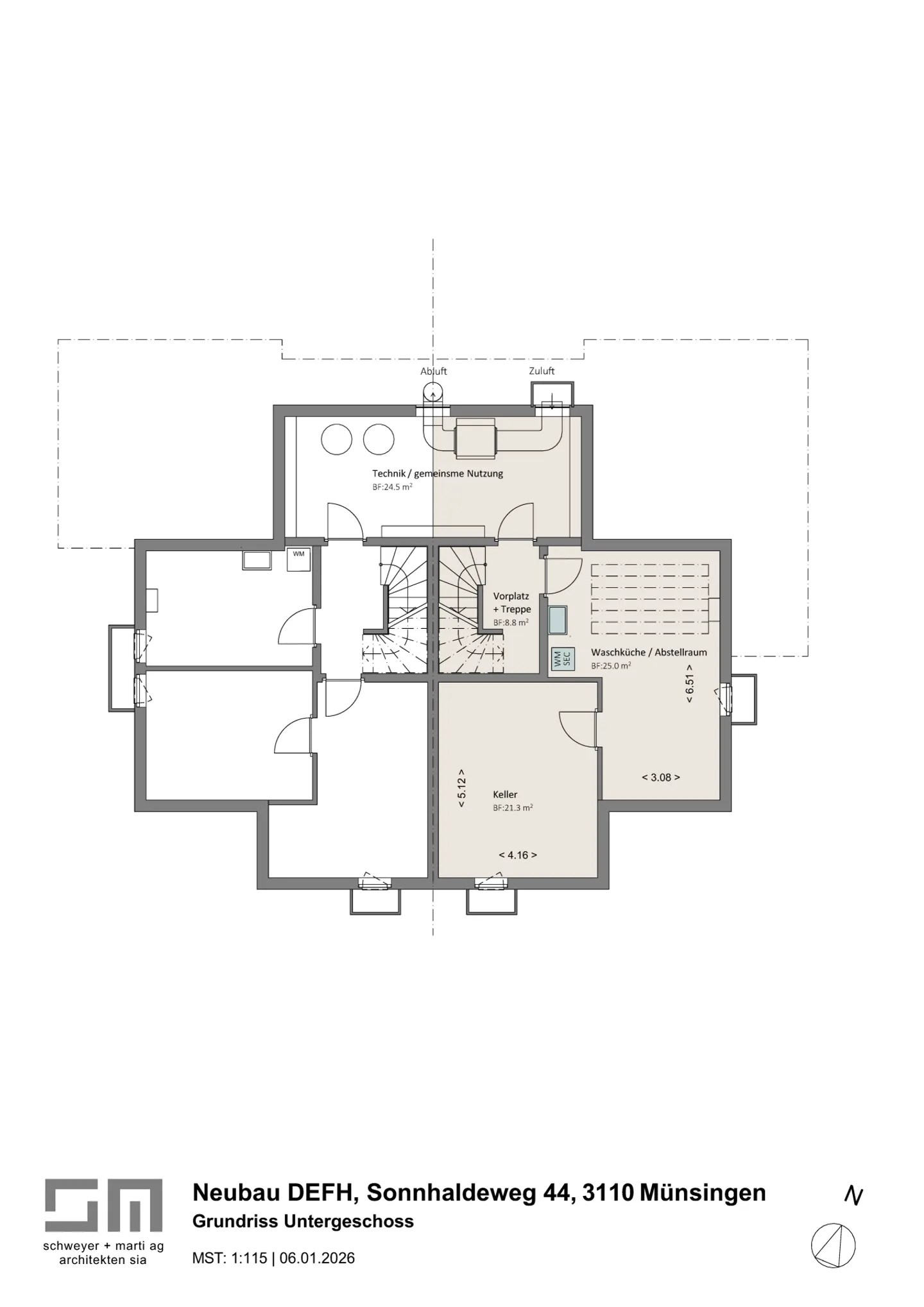 Ampia casa bifamiliare (nuova costruzione) in vendita con vista sul verde - Foto 12 di 13