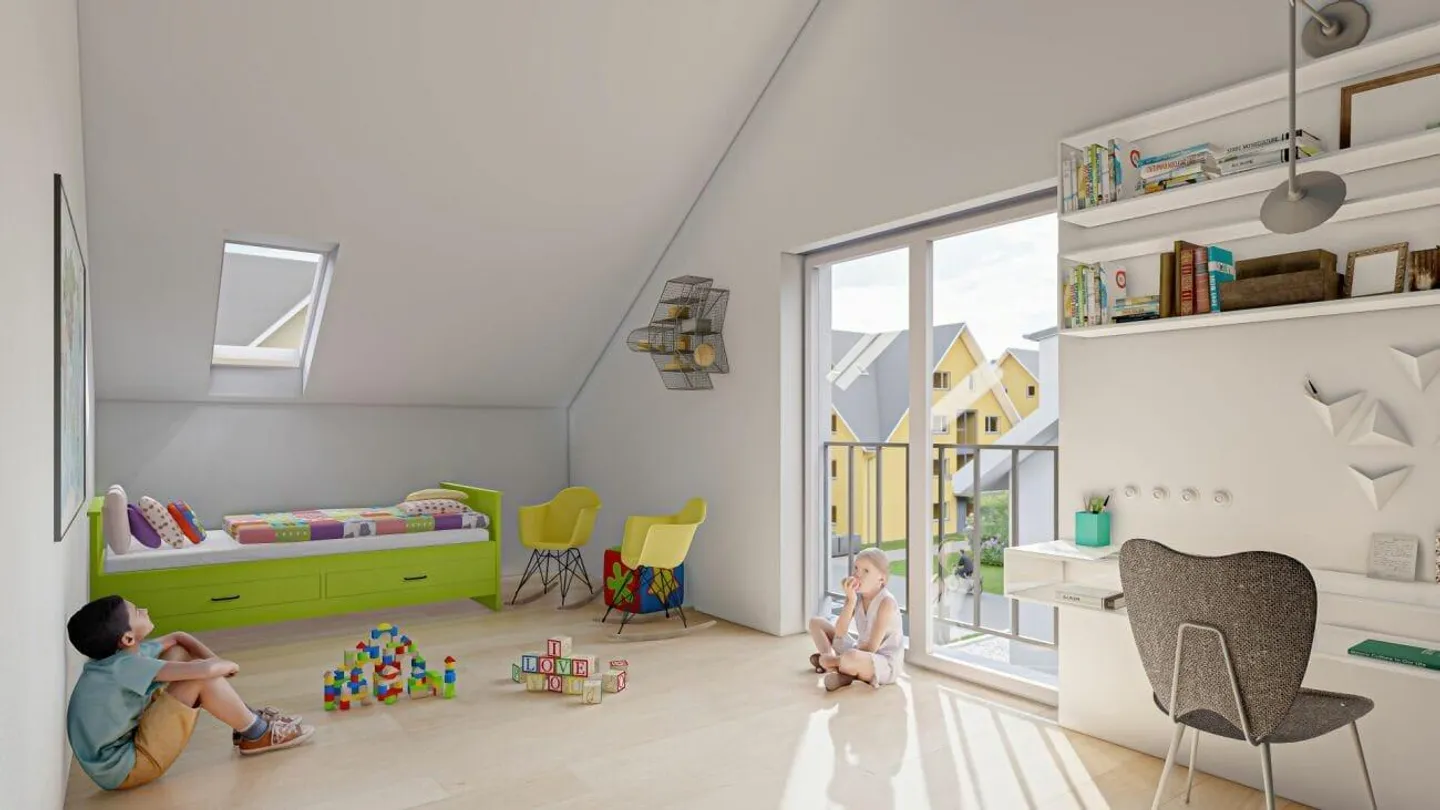 Newly built 6.5-room semi-detached house with garden in Saland - Photo 8 of 9