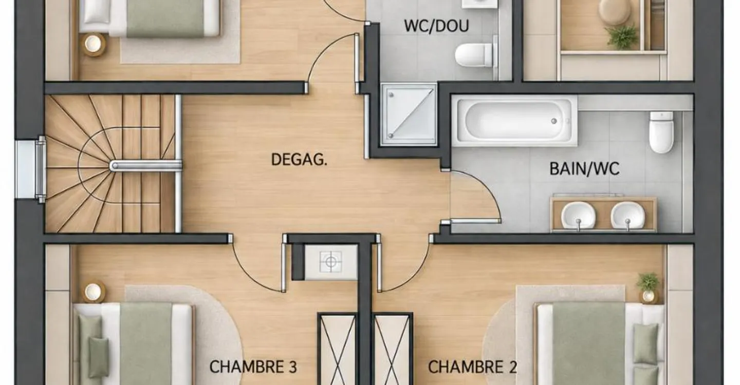 Nuova promozione a Thierrens – Ville familiari 6.5p con giardino - Foto 8 di 9