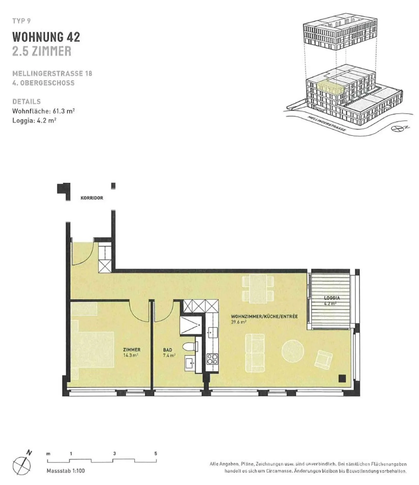 Appartamento 2.5 stanze - Foto 6 di 6