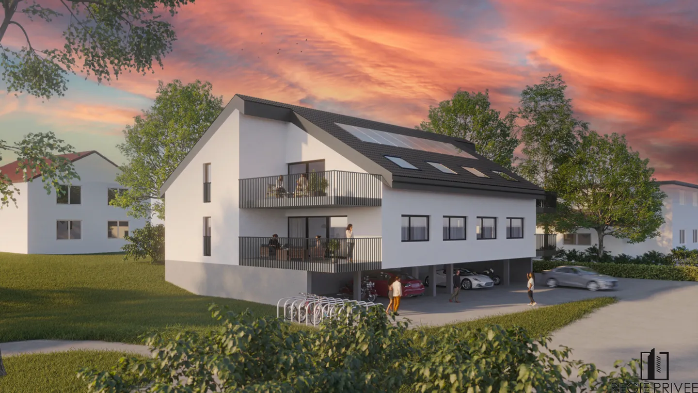 NEW: Attic with spacious balcony of 19 m2, 2 covered parking spaces included - Photo 1 of 5