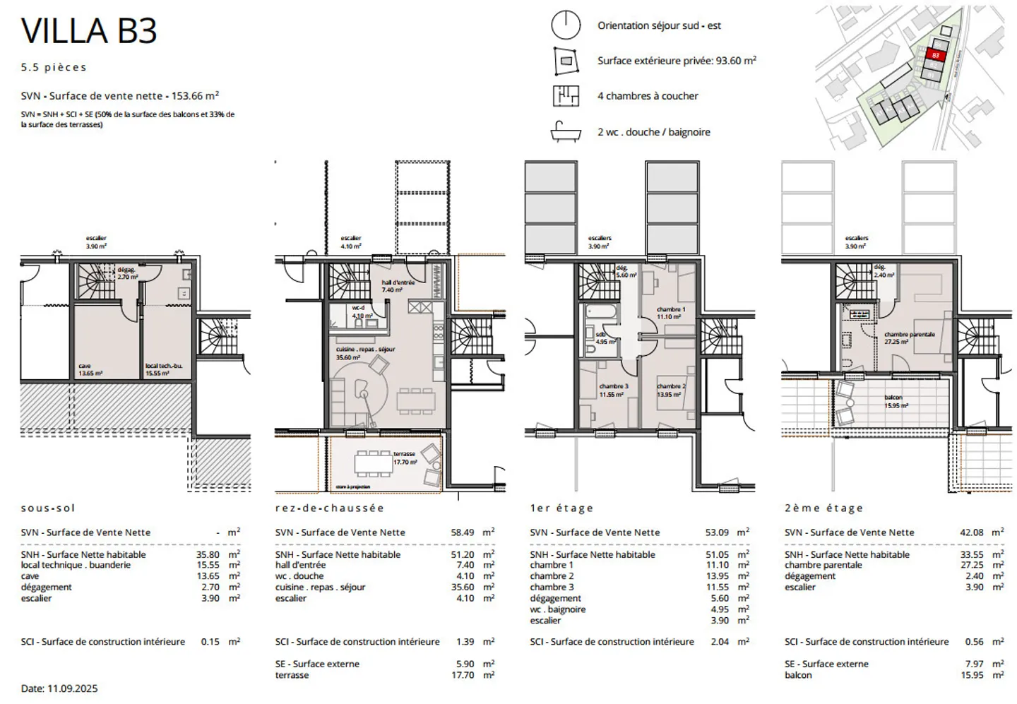Neue Villen zu Verkaufen in Cottens - Foto 8 von 8