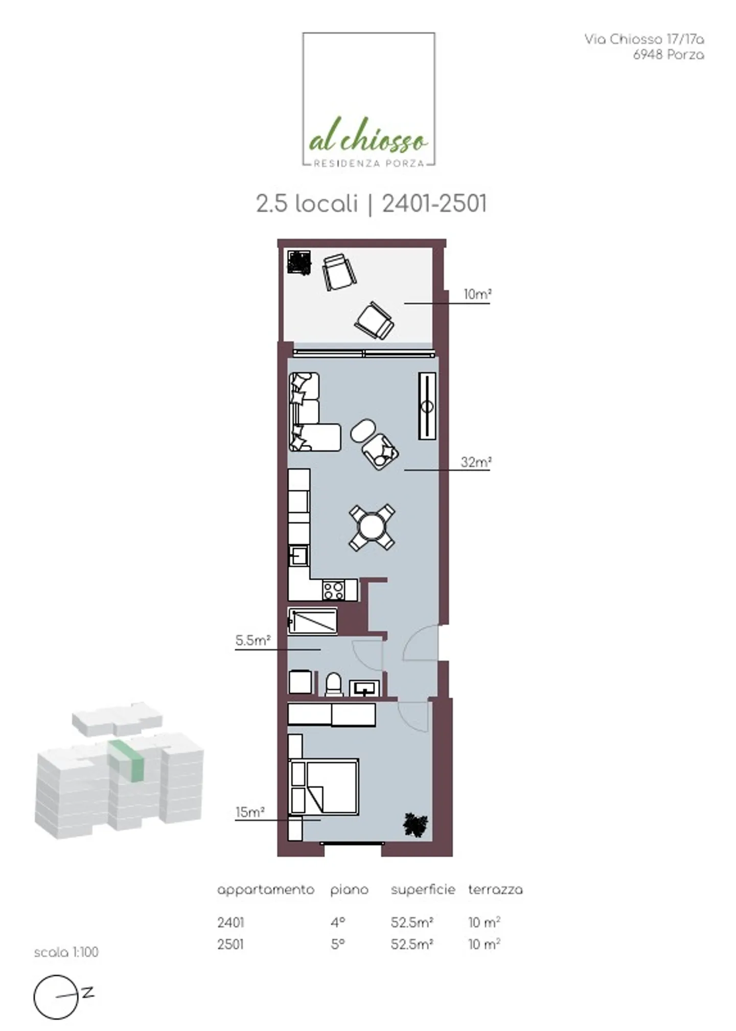 Appartement à louer - Photo 5 sur 5