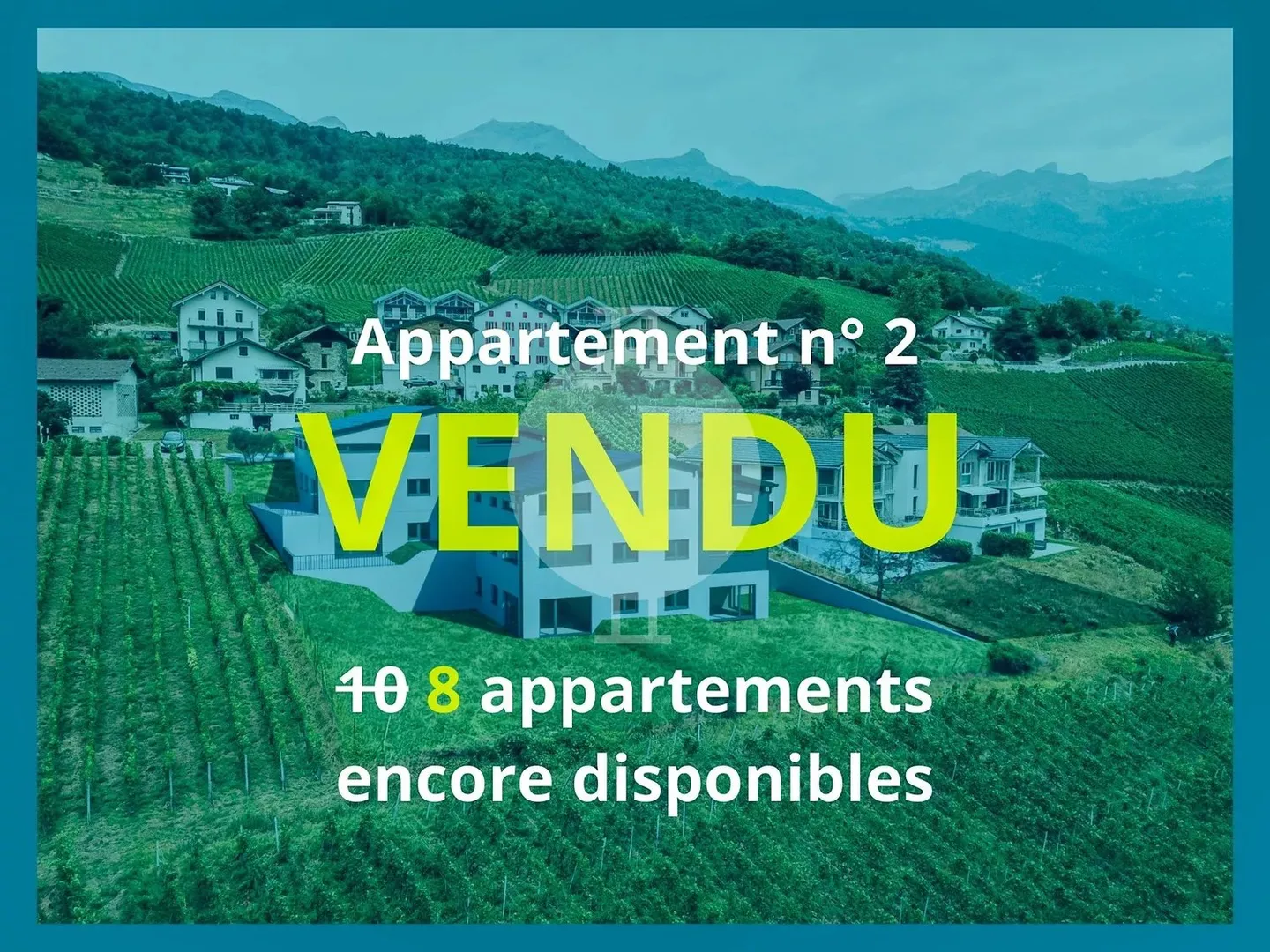 In vendita: Appartamento 2.5 stanze quasi nuovo in nuova residenza a Venthône - Foto 1 di 13