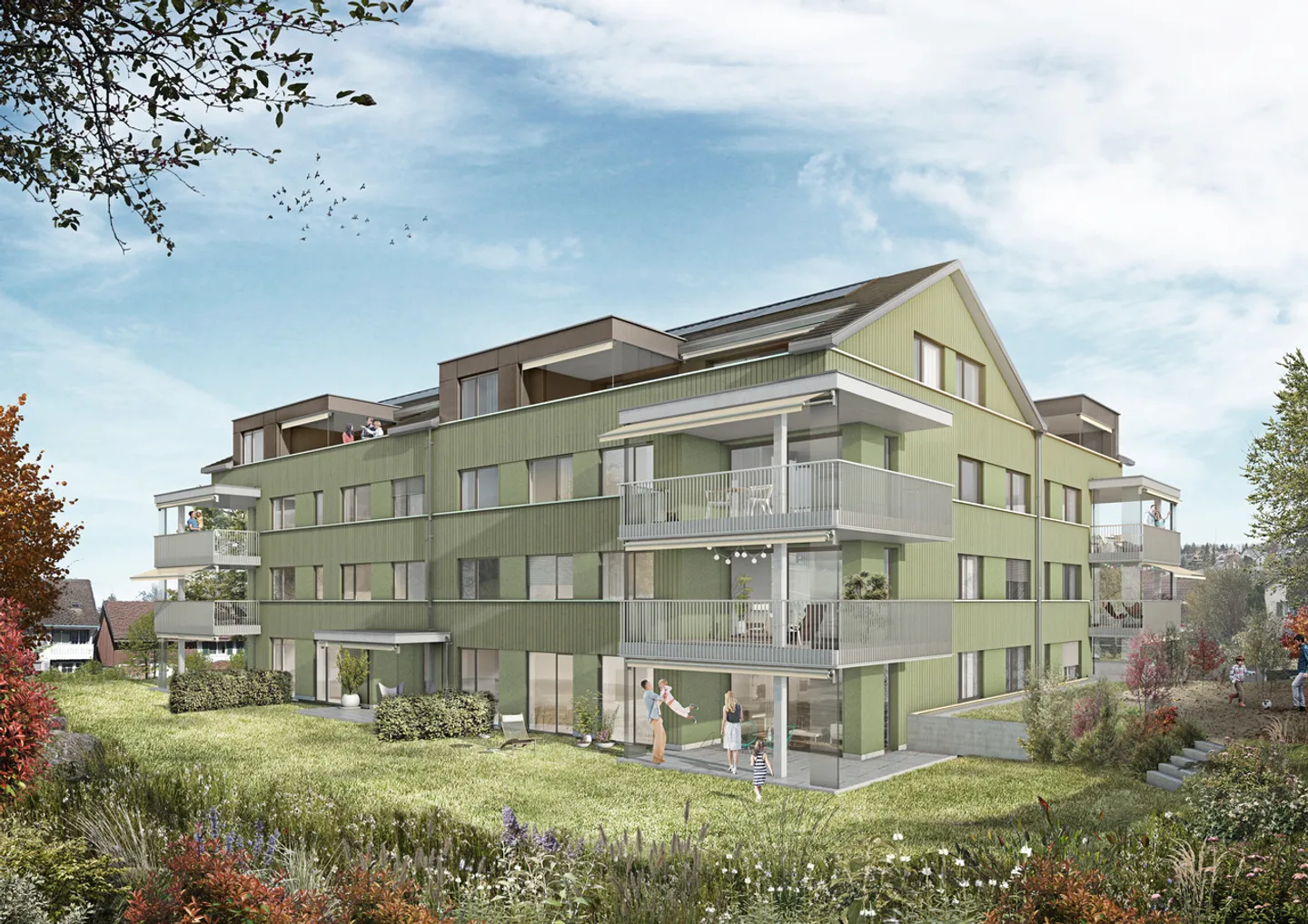 Appartement Familial Moderne avec Beau Jardin - Photo 1 sur 5