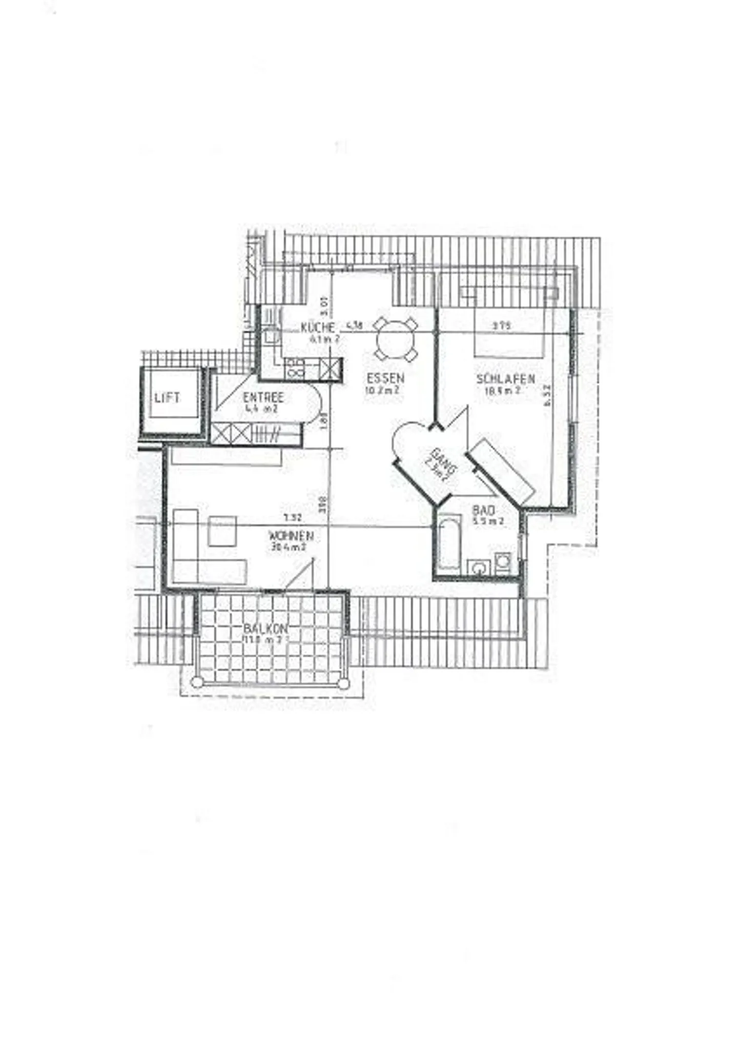 Penthouse mieten - Foto 10 von 11