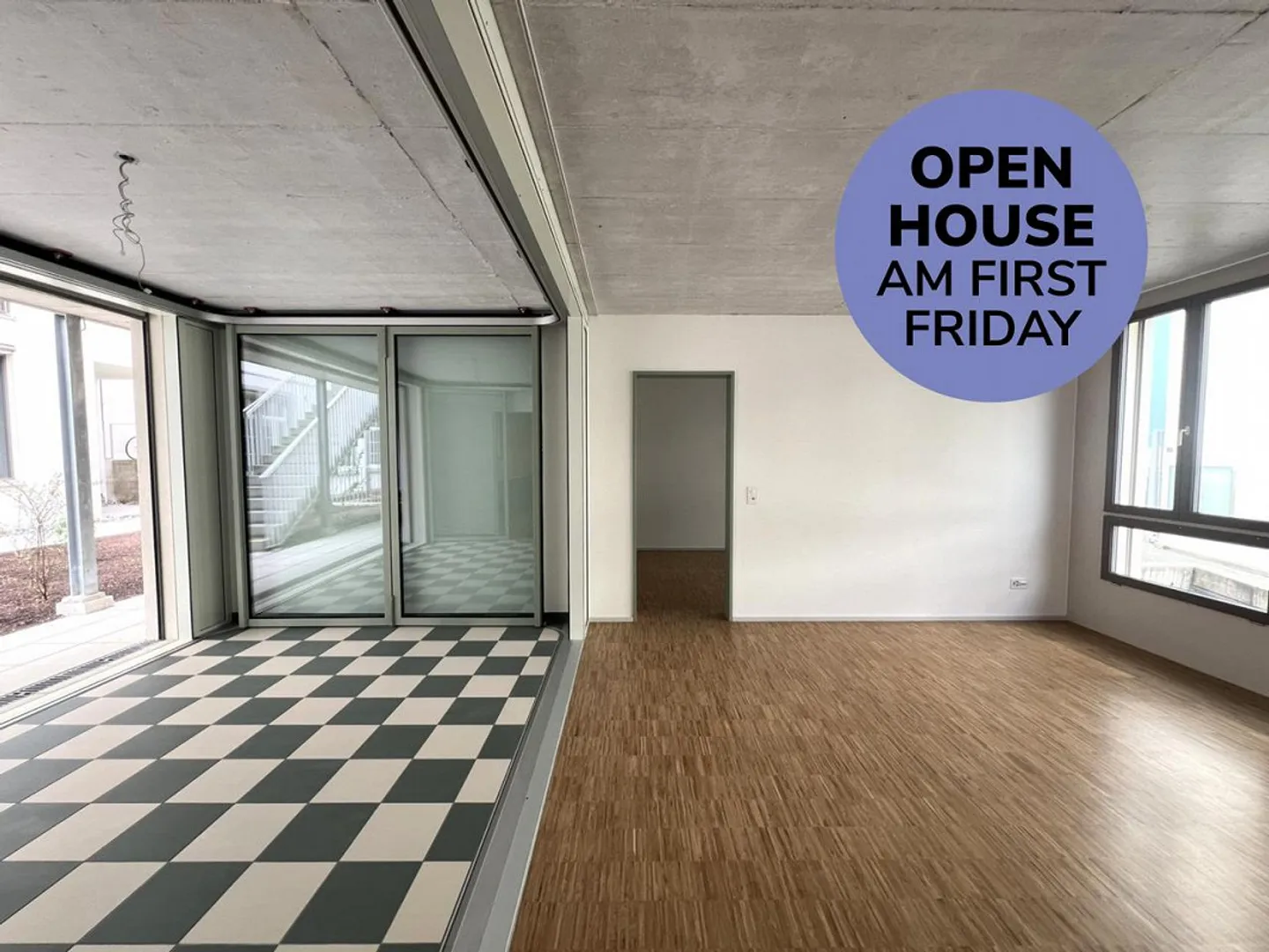 No more 0815! Innovative 3.5-room new apartment with patio - Photo 1 of 10