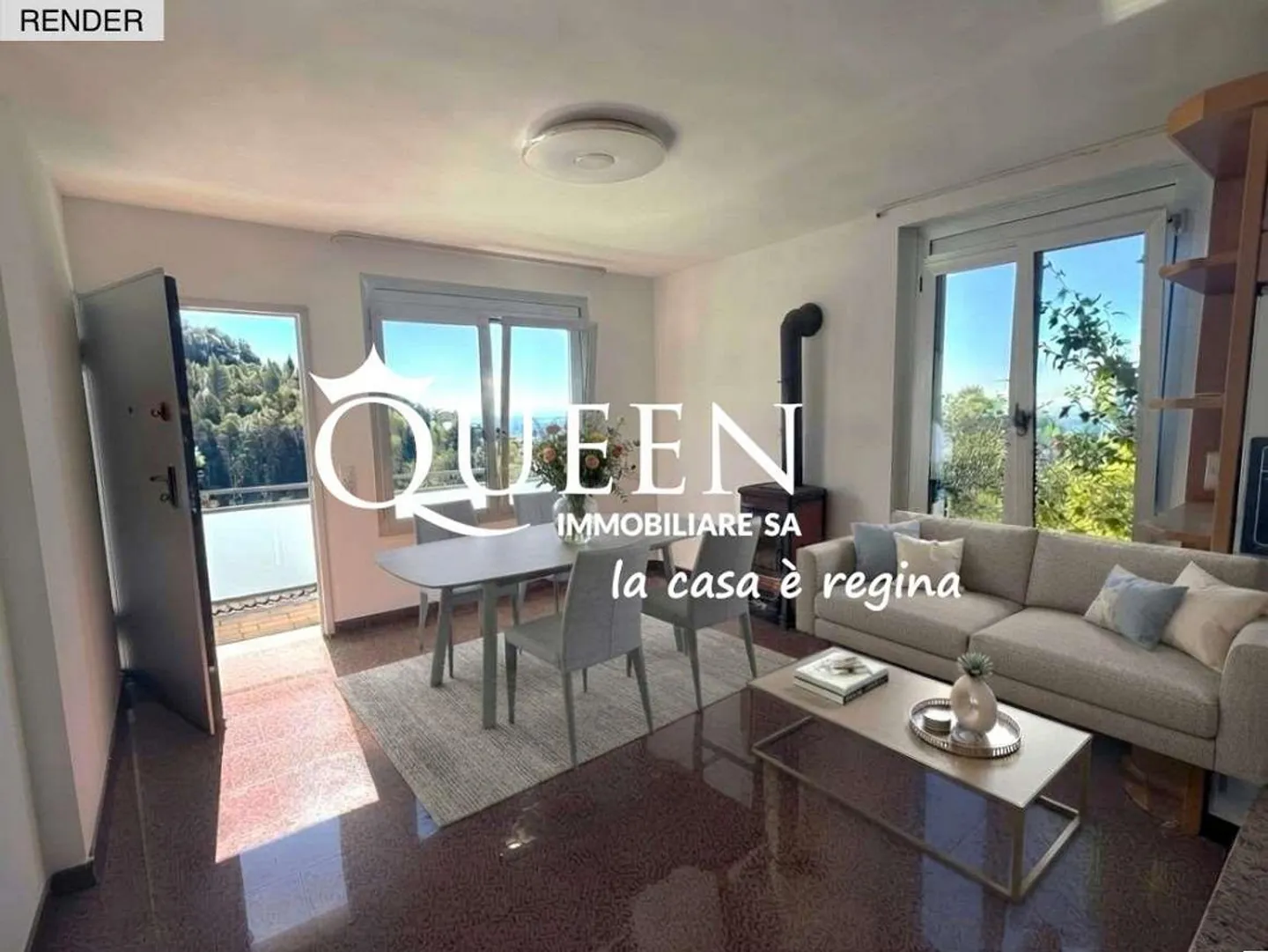 Sagno: panoramic position house 5.5 rooms with elevator and large garden - Photo 3 of 13