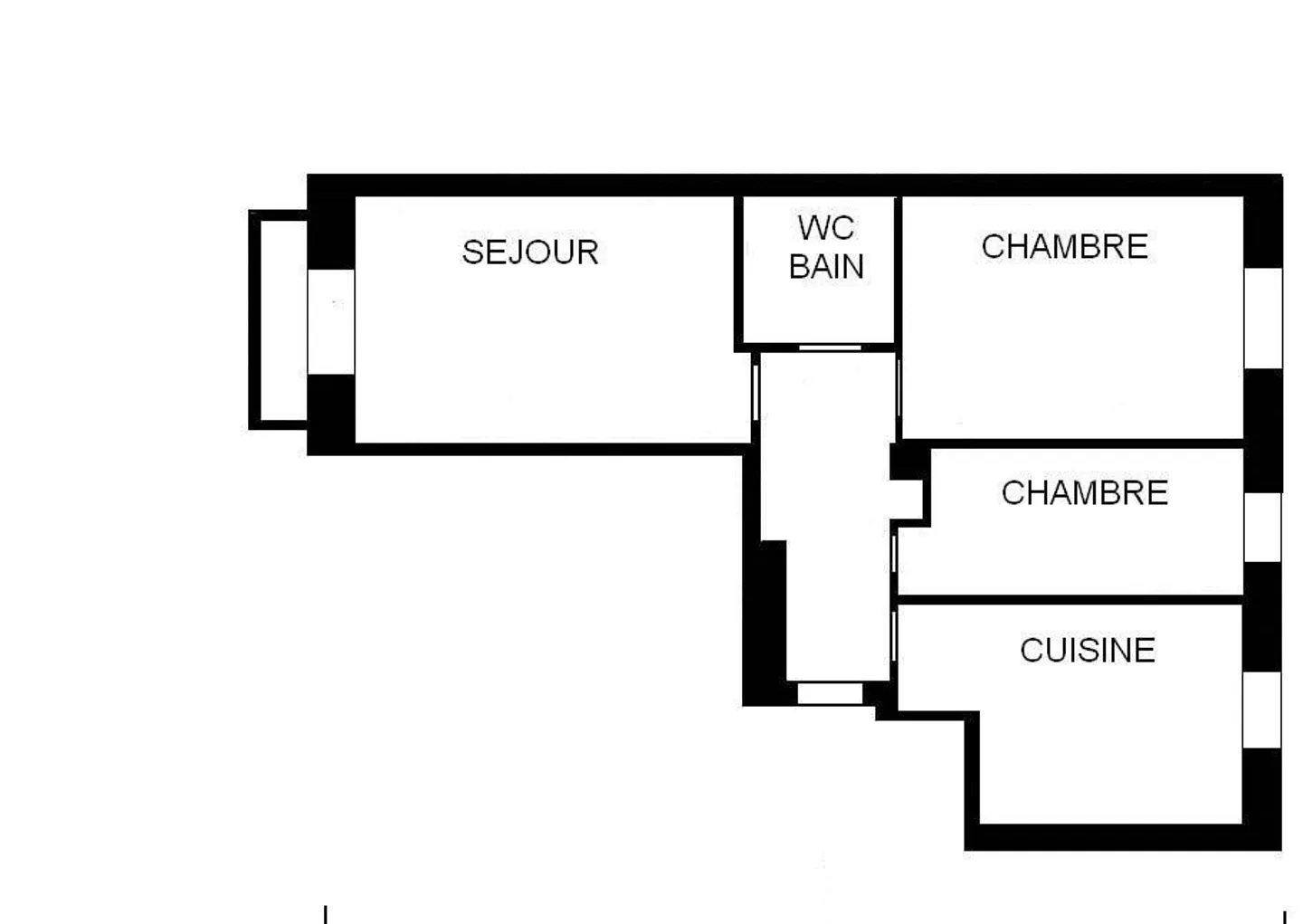 Appartamento di 3 stanze ad Acacias - Foto 2 di 8