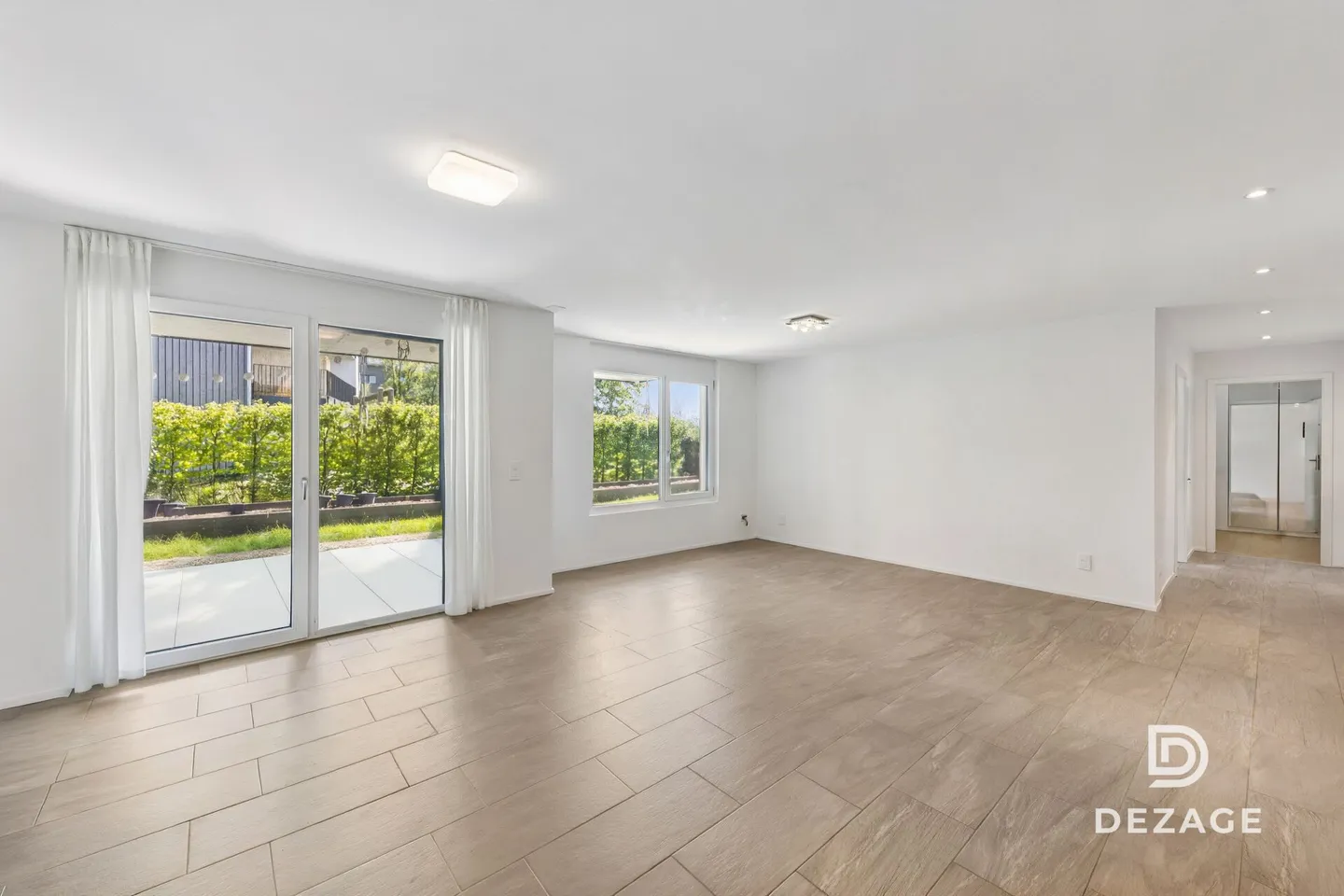 3,5-Zimmer-Wohnung im Erdgeschoss, ideal gelegen 5 Minuten von Bulle. - Foto 4 von 15
