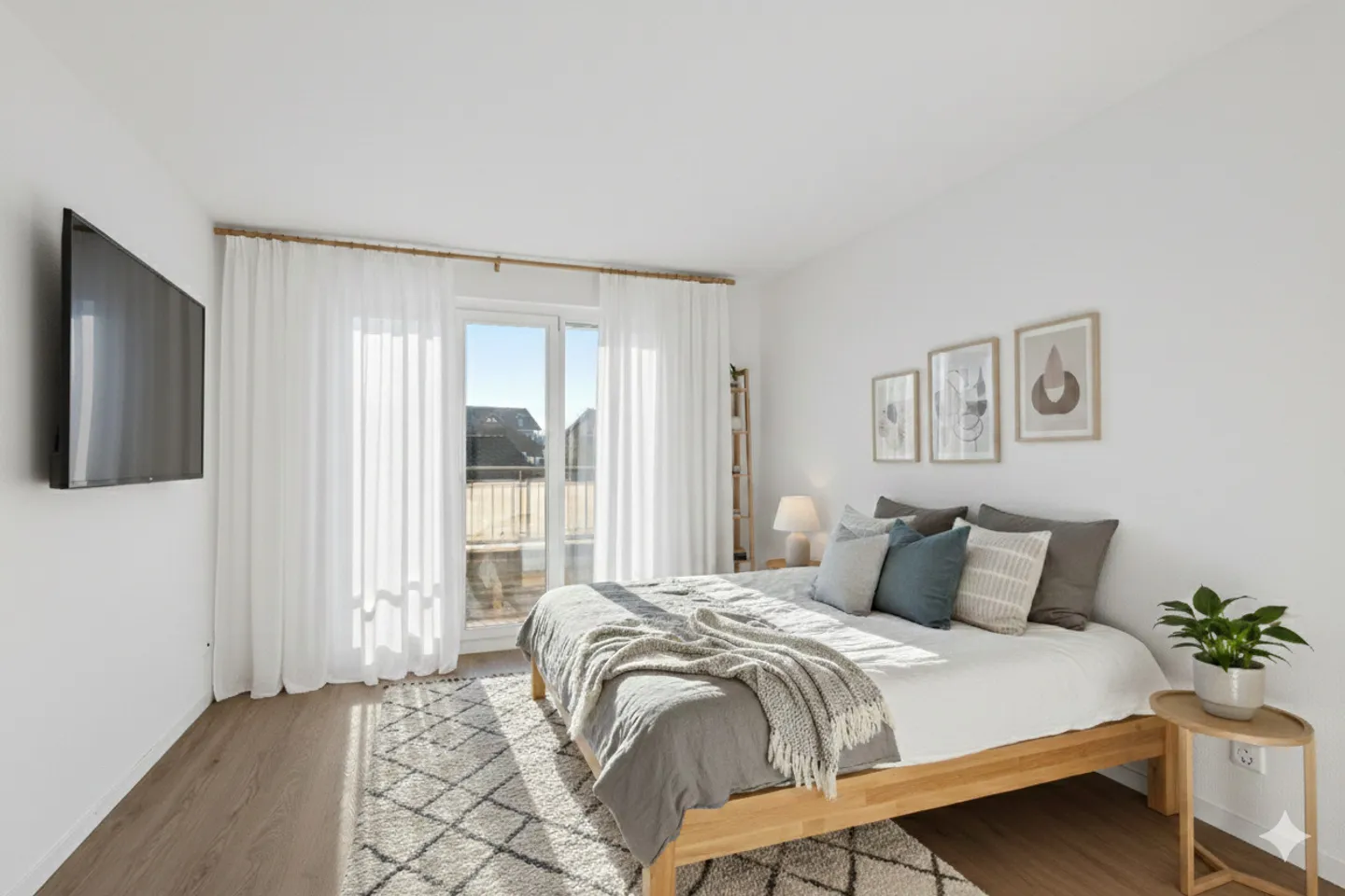 Appartement en attique lumineux avec deux terrasses et salle de loisirs - Photo 5 sur 9